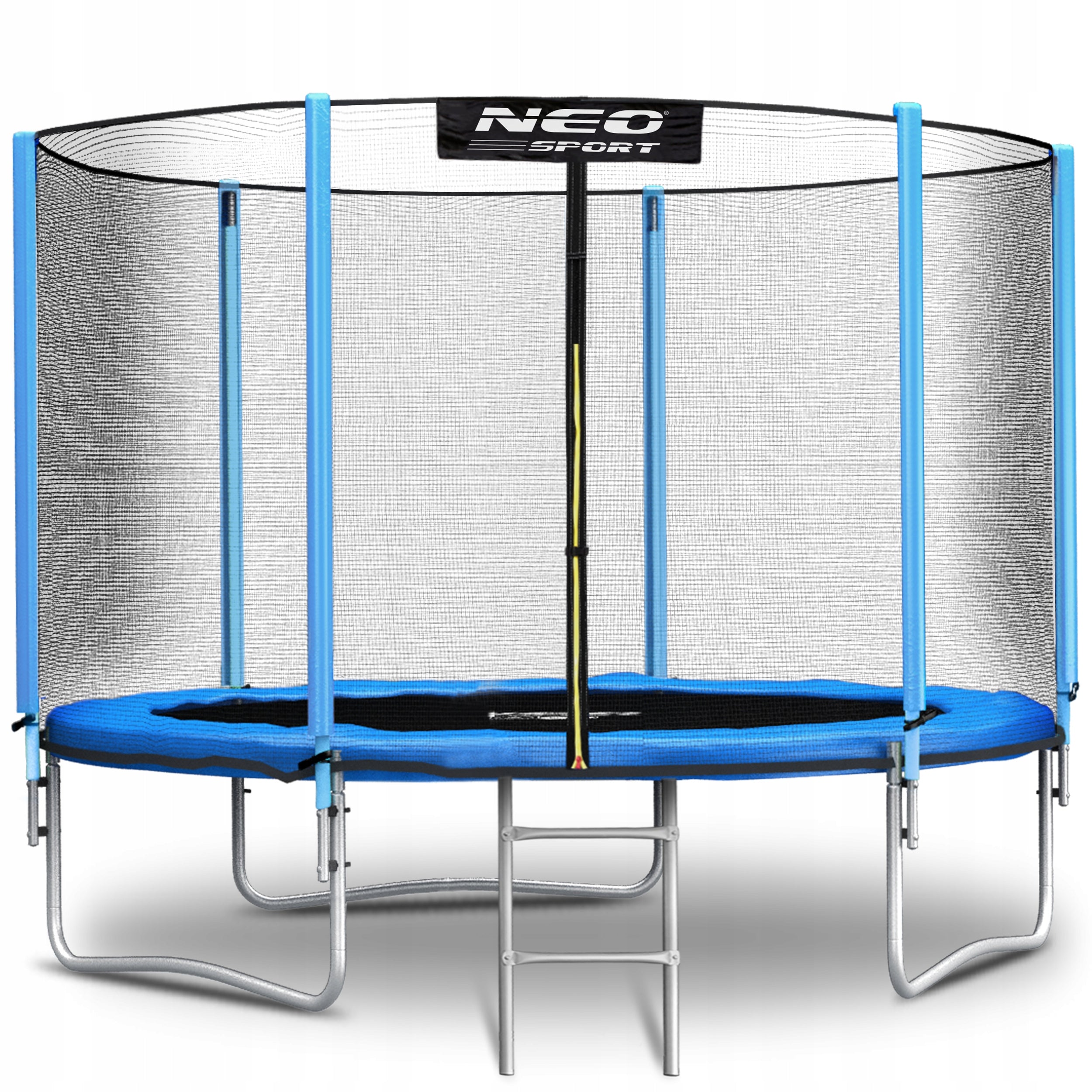 GARDEN TRAMPOLINE FOR CHILDREN WITH OUTDOOR MESH LADDER 183cm 6ft