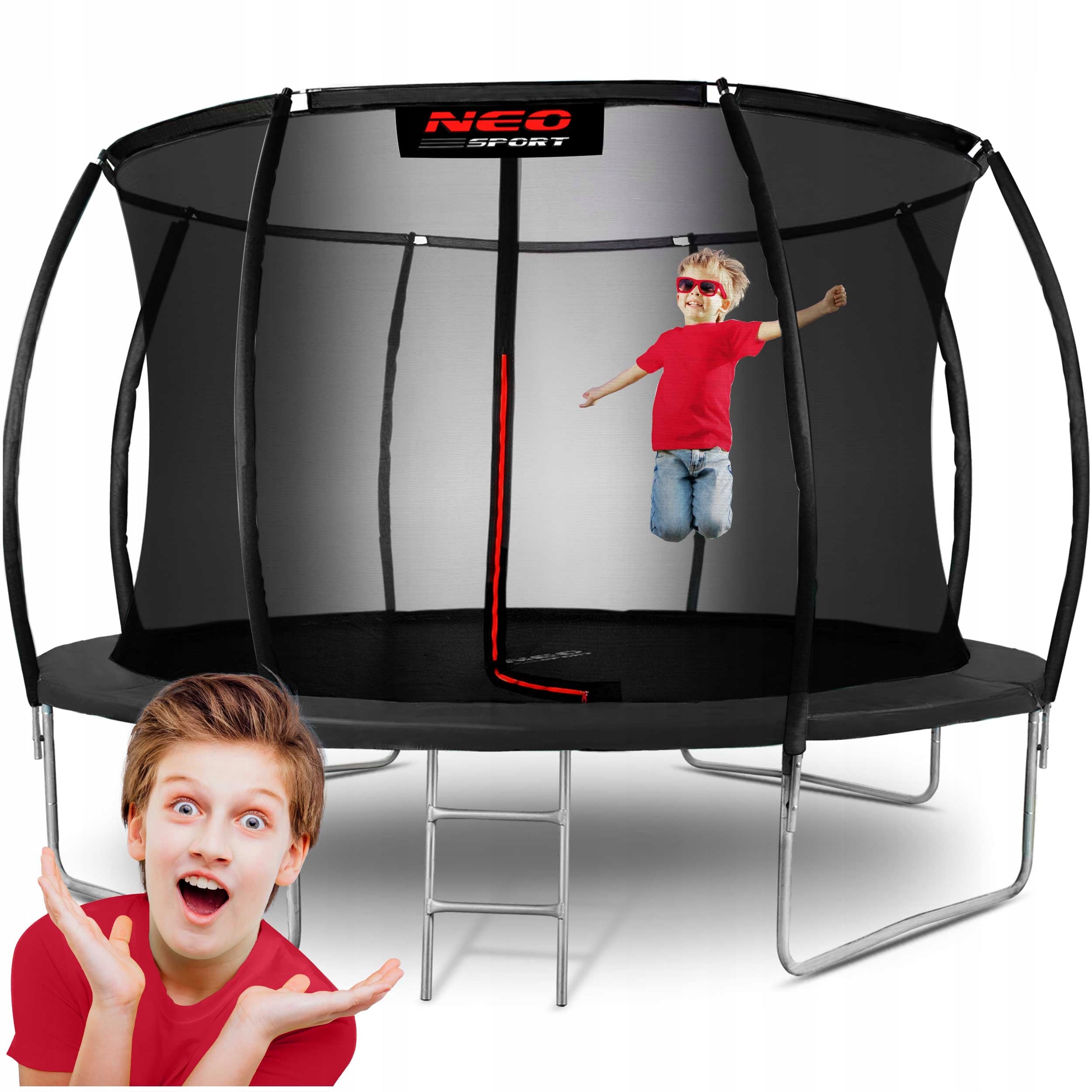 GARDEN TRAMPOLINE FOR KIDS 374cm 12ft NEOSPORT