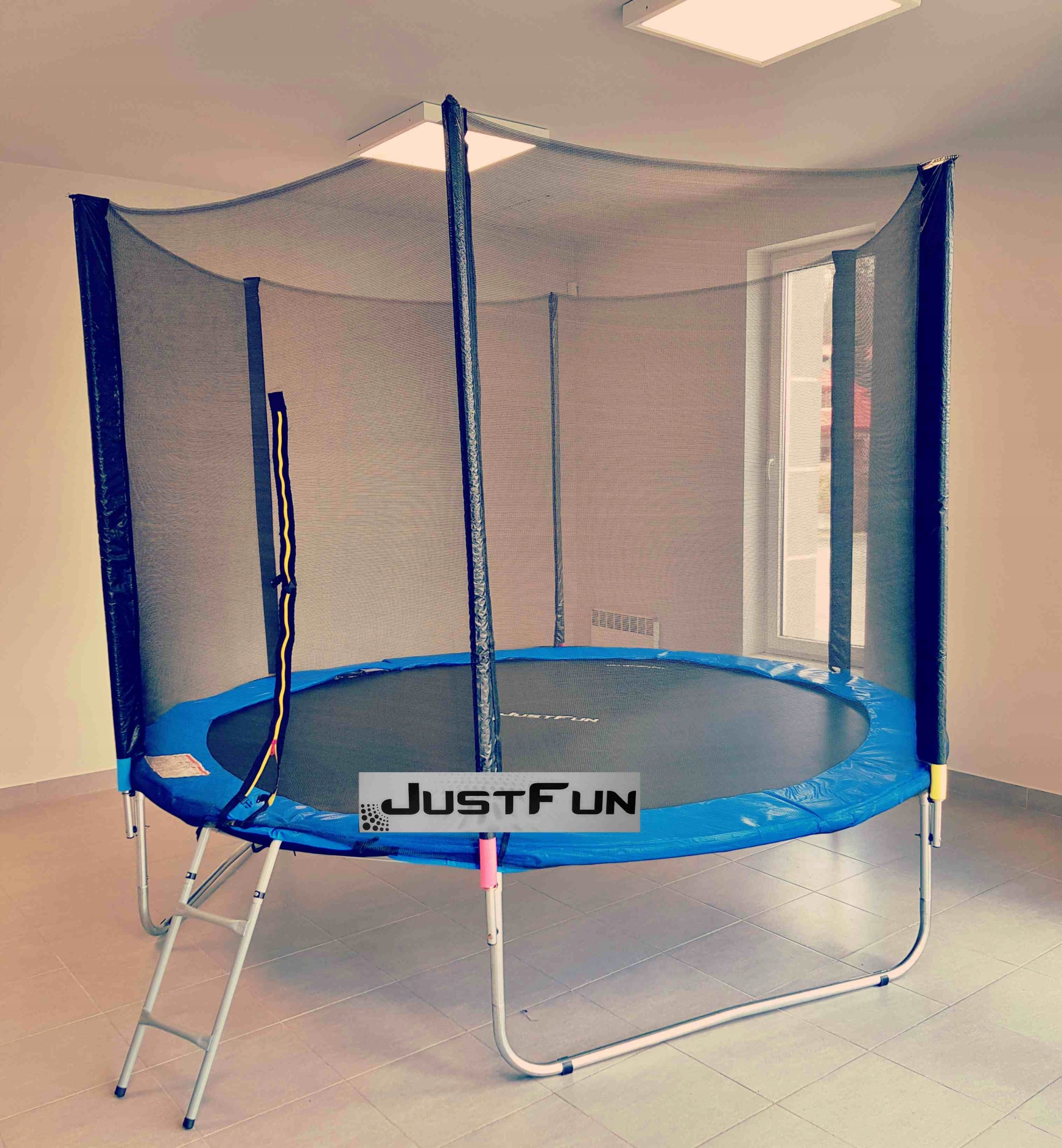 GARDEN TRAMPOLINE JUST FUN 8FT-252CM BLUE Manufacturer code JUST FUN 8FT-252 cm BLUE