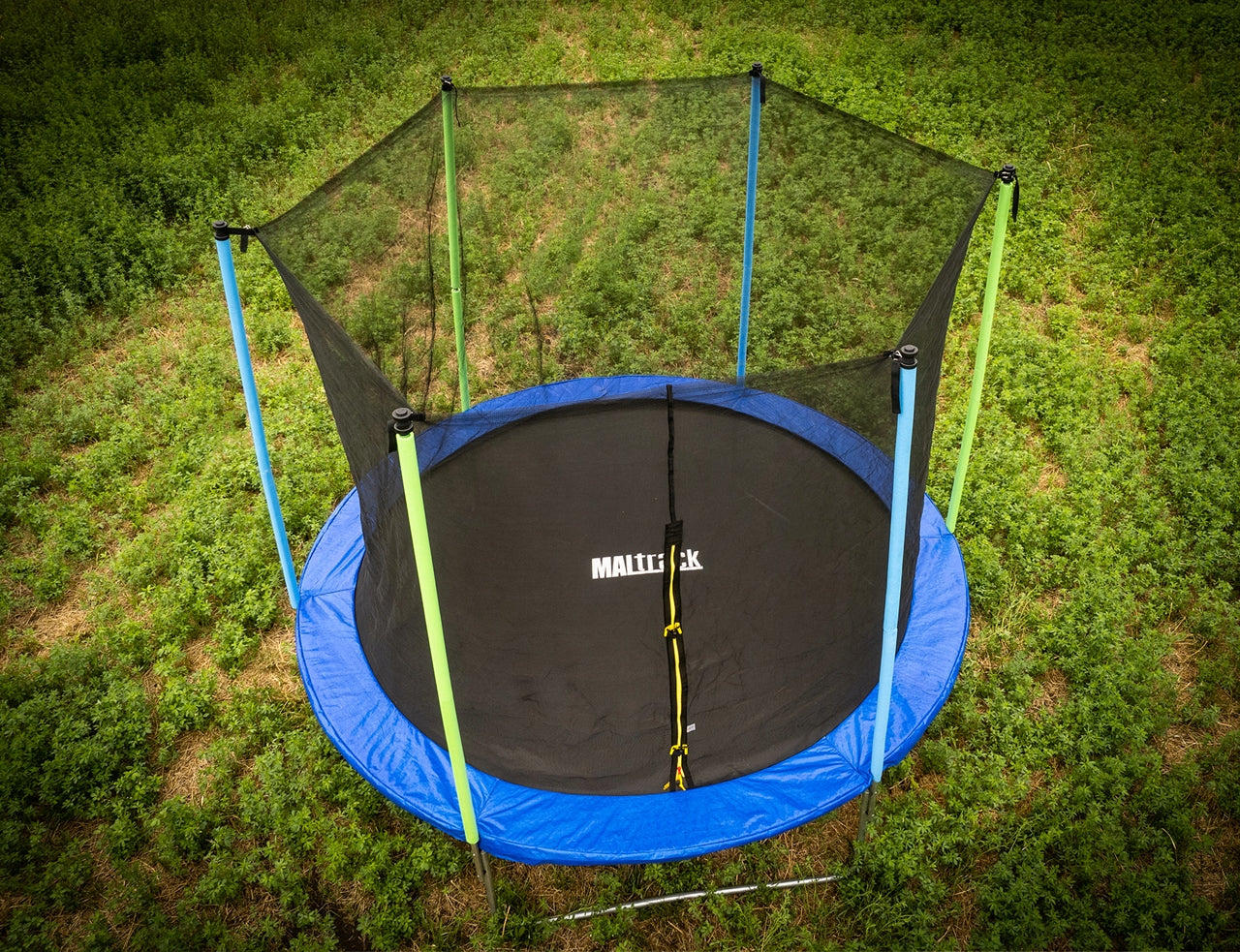 GARDEN TRAMPOLINE LARGE 315 CM 10 ft MESH LADDER SOLID SAFE Kid's age 6+ years