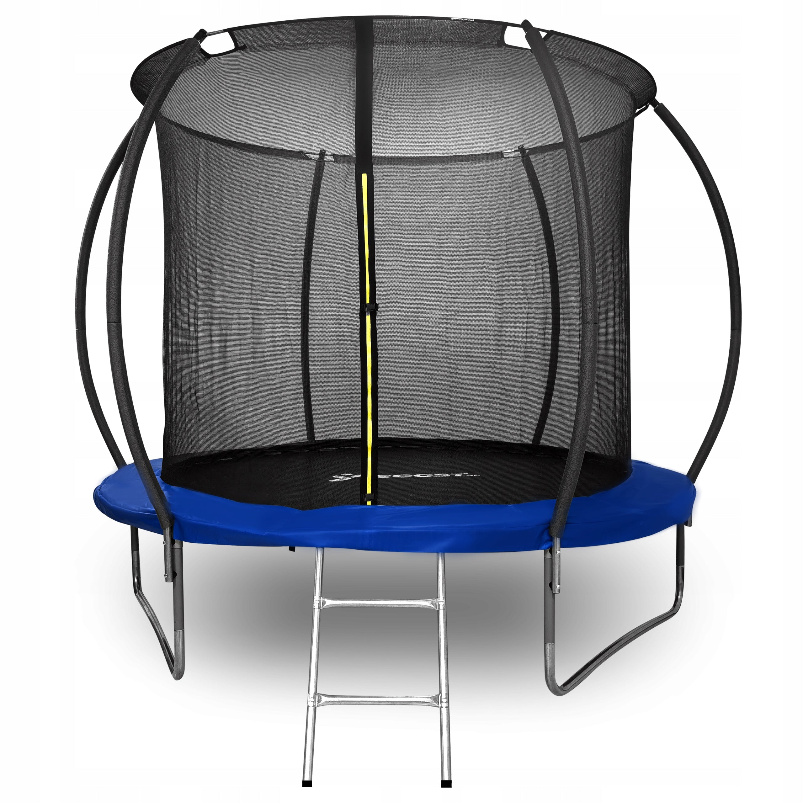 GARDEN TRAMPOLINE WITH LADDER WITH INNER MESH 305 CM 10 FT FOR KIDS Total height 245 cm
