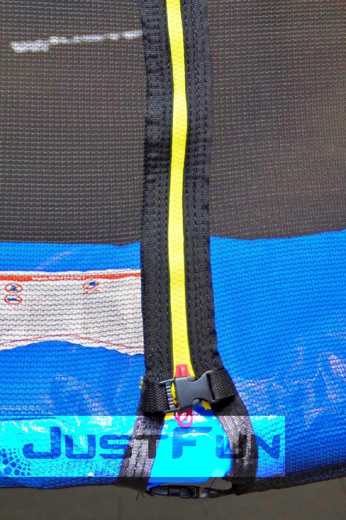GARDEN TRAMPOLINE WITH NET FOR CHILDREN JUST FUN 6FT-183CM BLUE EAN (GTIN) 0698142808914