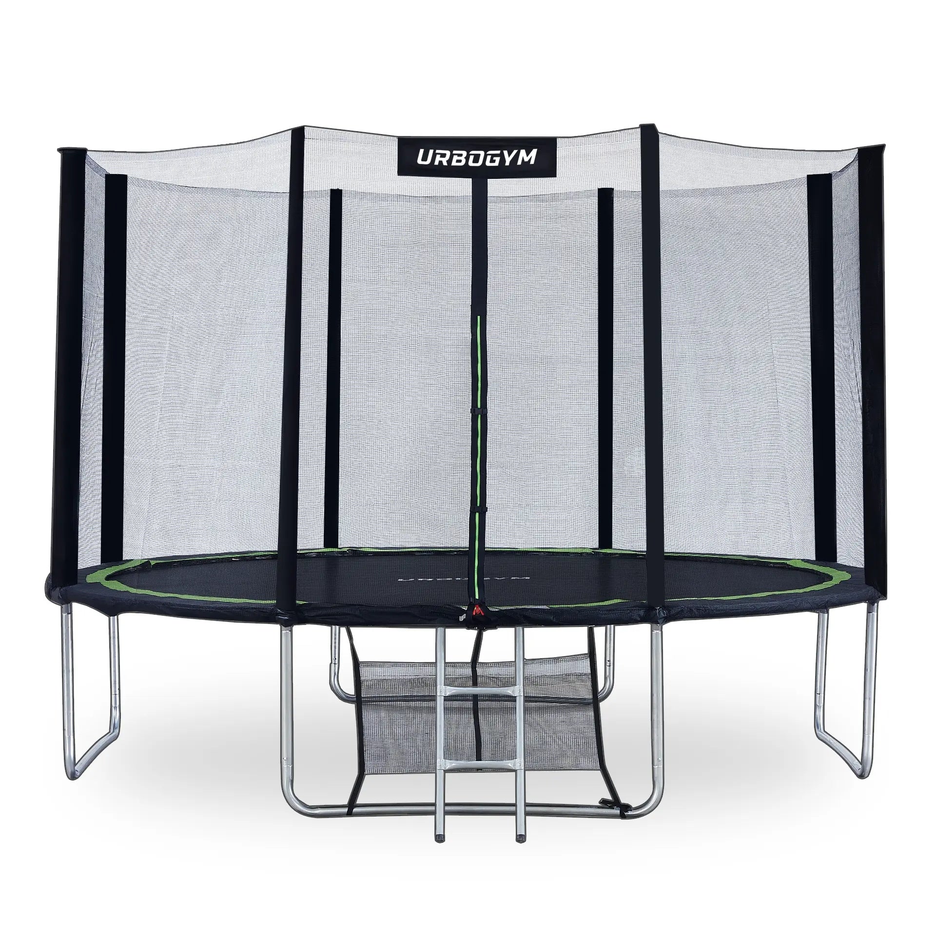 GARDEN TRAMPOLINE WITH OUTDOOR NET FOR CHILDREN'S GARDEN 12 FT 374CM
