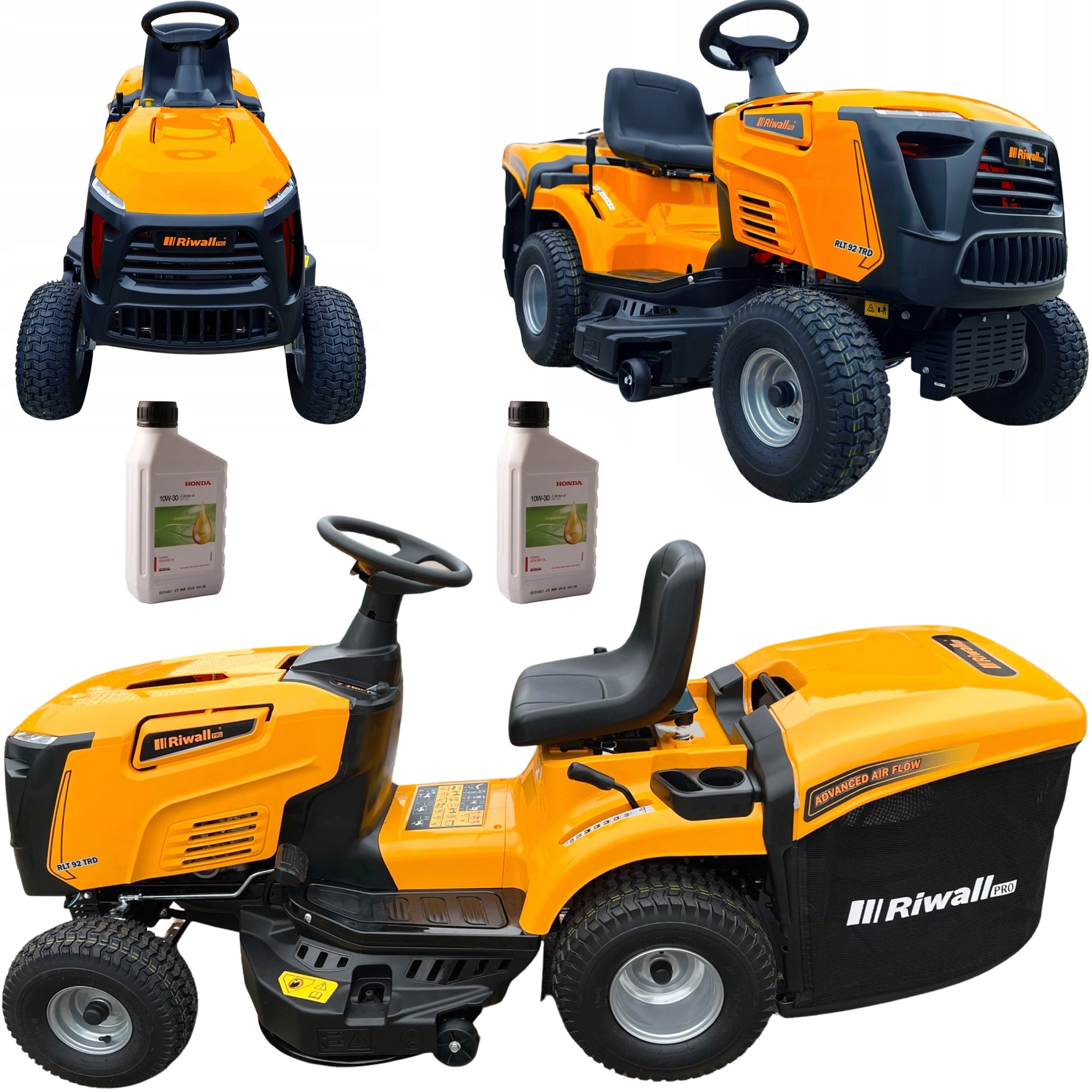 GARDEN Tractor Diesel Mower Riwall RLT92HRD GRASS HYDROS TRACTOR