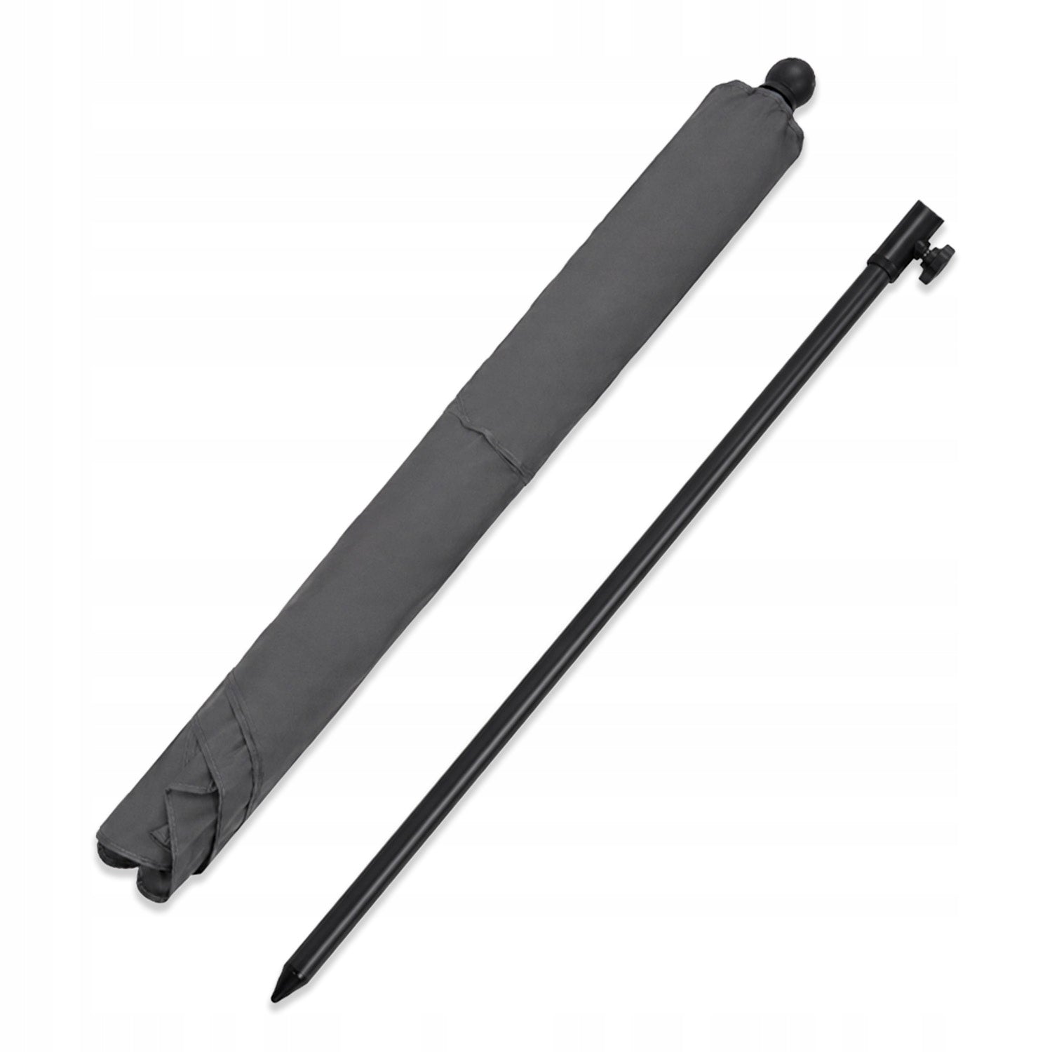 GARDEN UMBRELLA BALCONY RECTANGULAR LARGE FOR BALCONY GARDEN 200X130CM GREY Kind classic