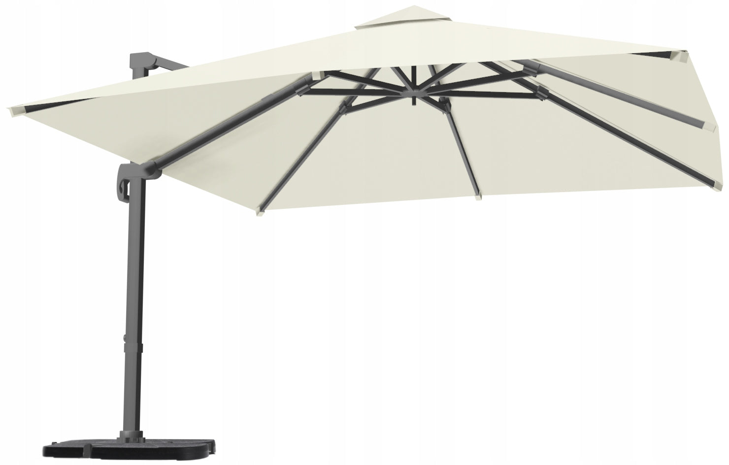 GARDEN UMBRELLA BASE STAND 4 ELEMENT 50x50 60-80kg LARGE Product height 7.5 cm