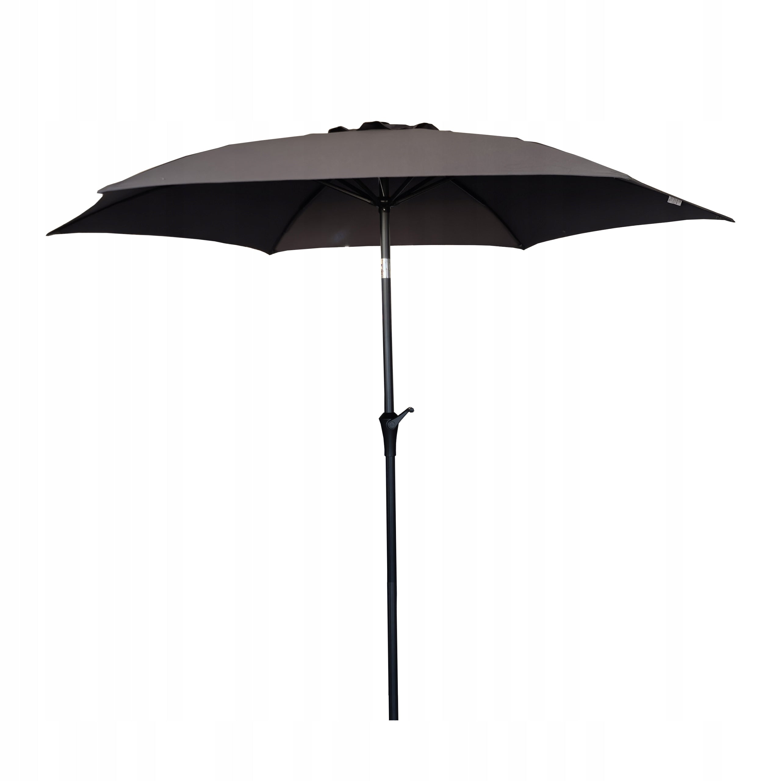 GARDEN UMBRELLA FOLDING Broken Tilt Adjustable LARGE Crank Mechanism Color gray
