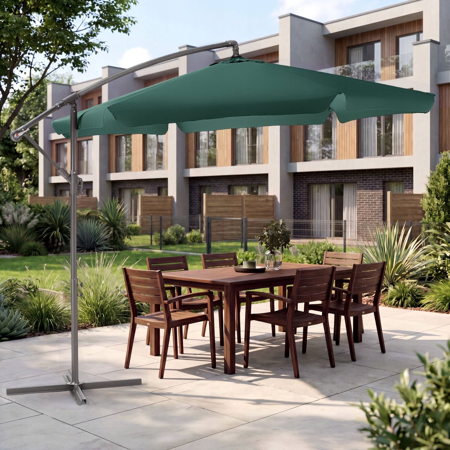 GARDEN UMBRELLA LARGE 3M FOLDING WITH BOOM CLASSIC UV50 OUTTEC Manufacturer code O-42141