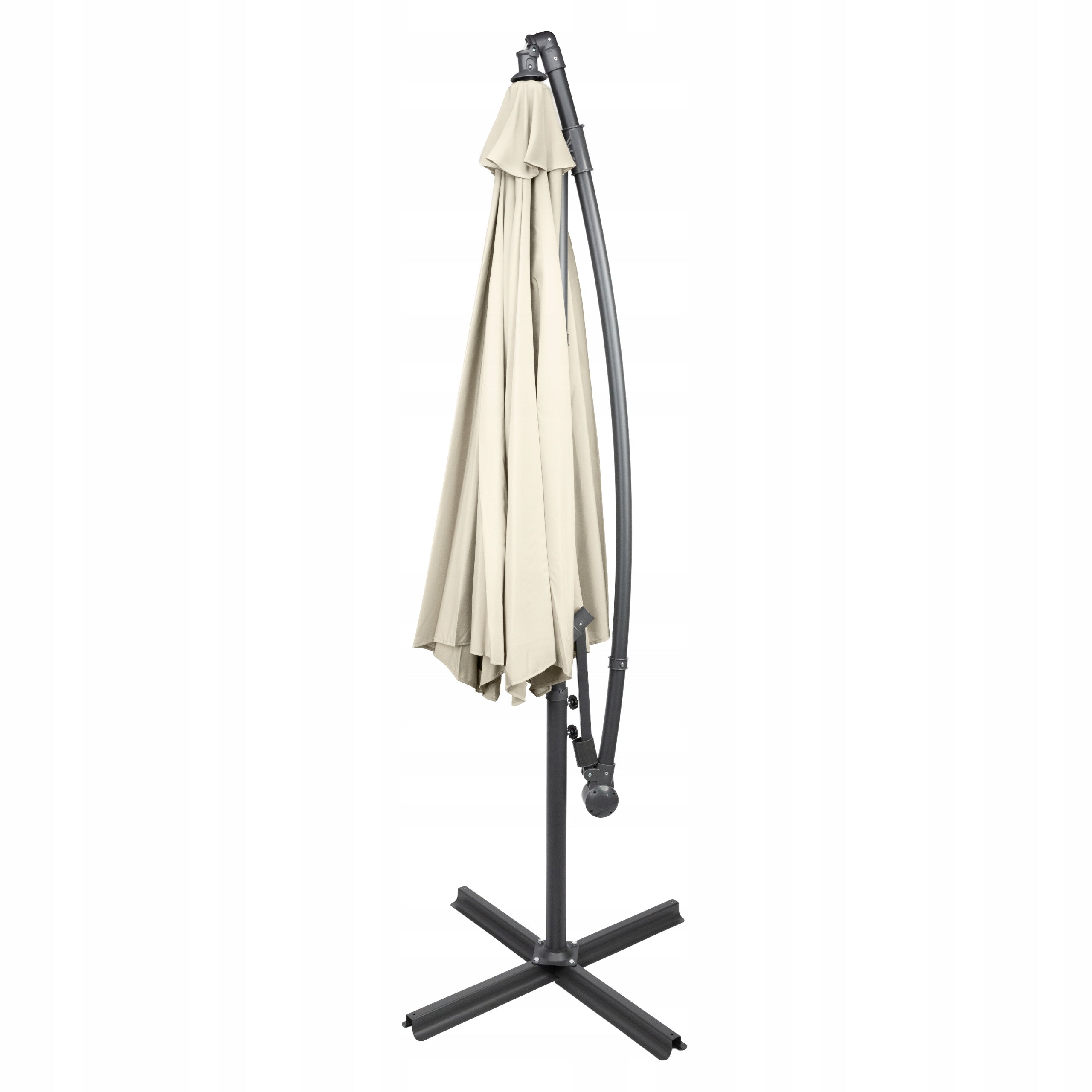 GARDEN UMBRELLA LARGE FOLDING BEIGE TERRACE 300 CM BOOM 8 ARMS EAN (GTIN) 5904541427928