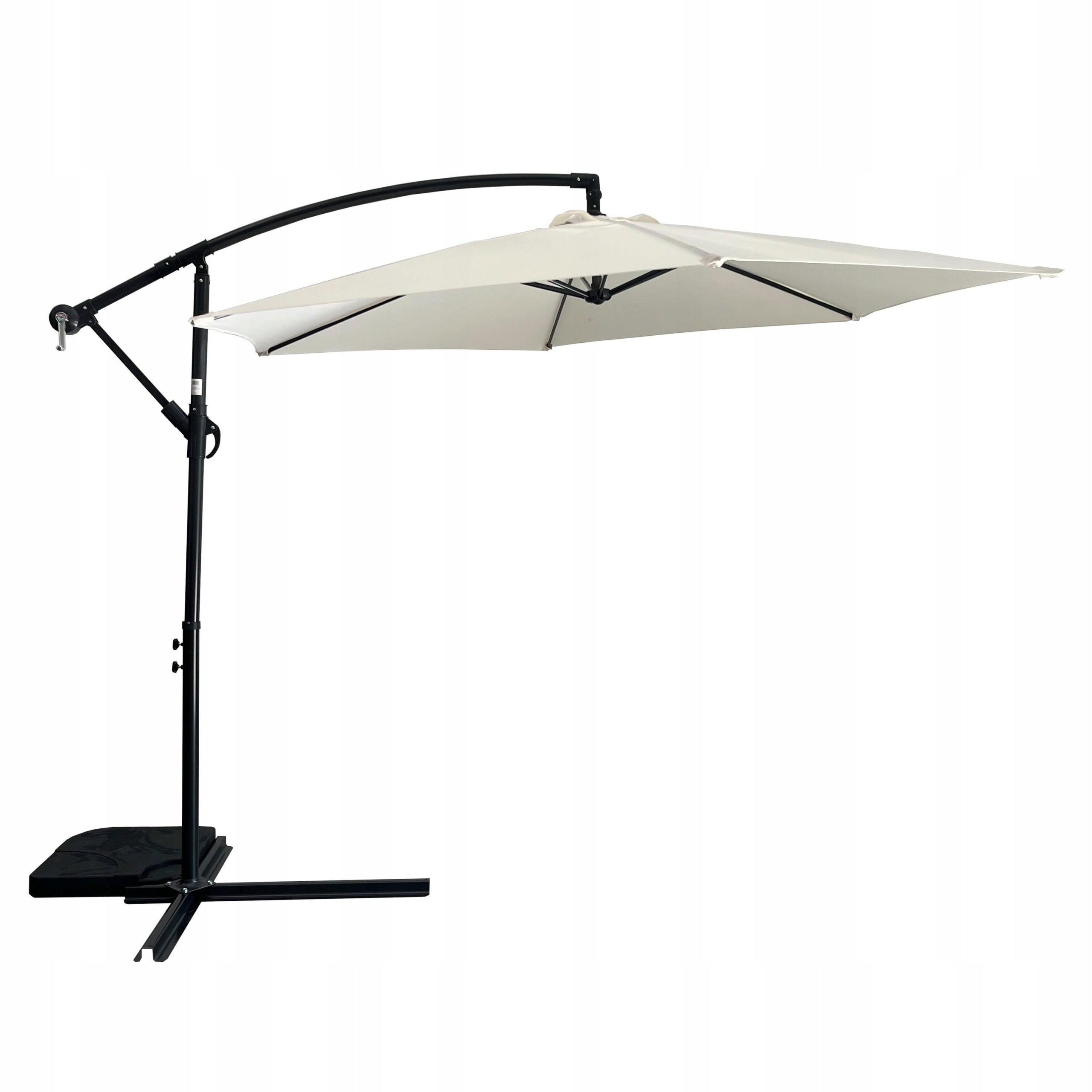GARDEN UMBRELLA LARGE FOLDING SOLID STRONG WITH ECRU BOOM Product weight with unit packaging 12.3 kg