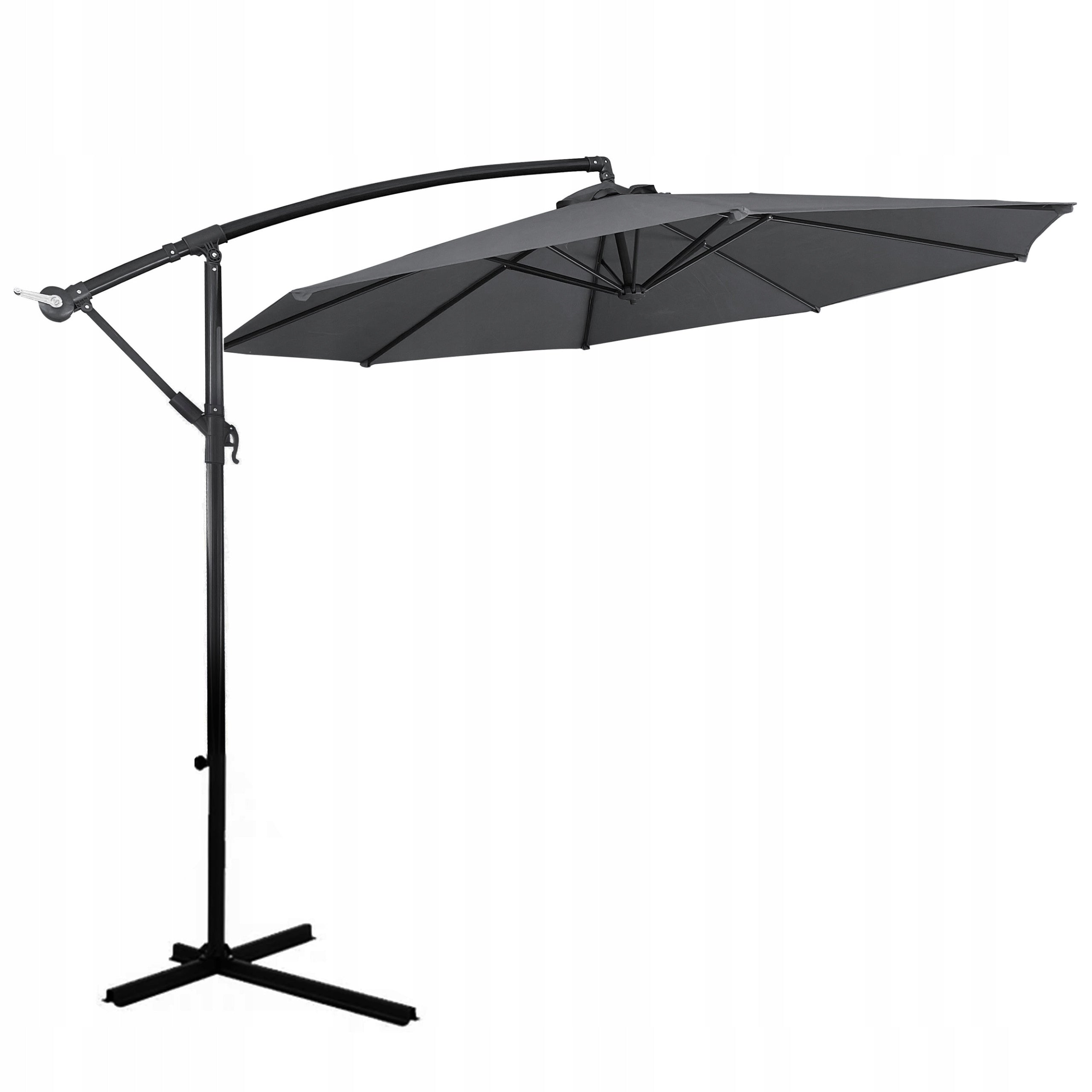 GARDEN UMBRELLA LARGE SOLID FOLDING 3 M WITH BOOM ADJUSTMENT XXXL Manufacturer Nuforma