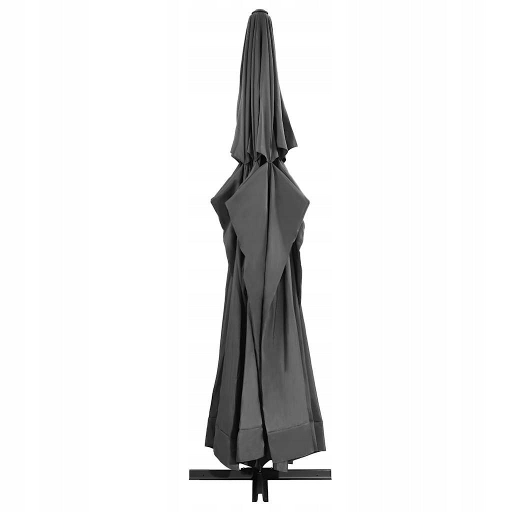 GARDEN UMBRELLA ON ALUMINIUM POST 600CM ANTHRACITE Manufacturer VidaXL