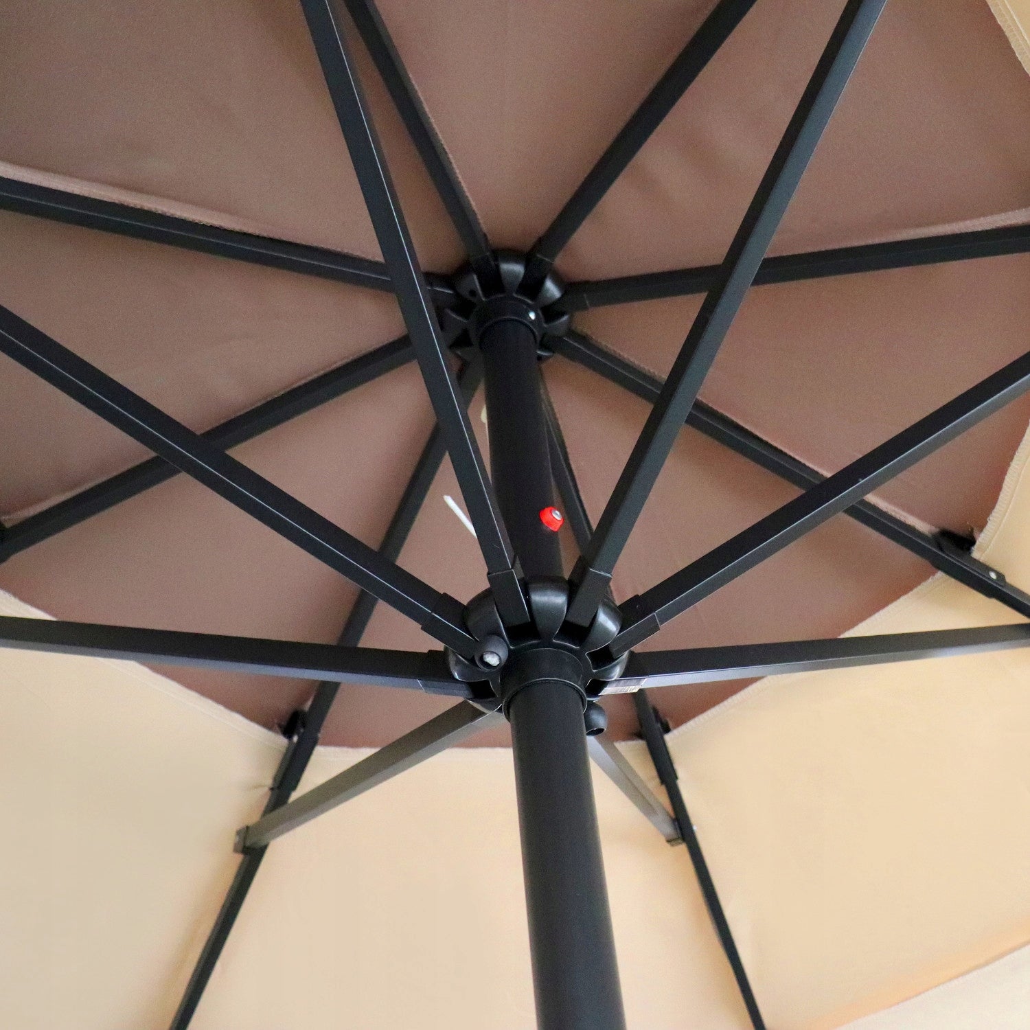 GARDEN UMBRELLA THREE LAYER FOLDING Adjustable LARGE Crank Mechanism Diameter/width 300 cm