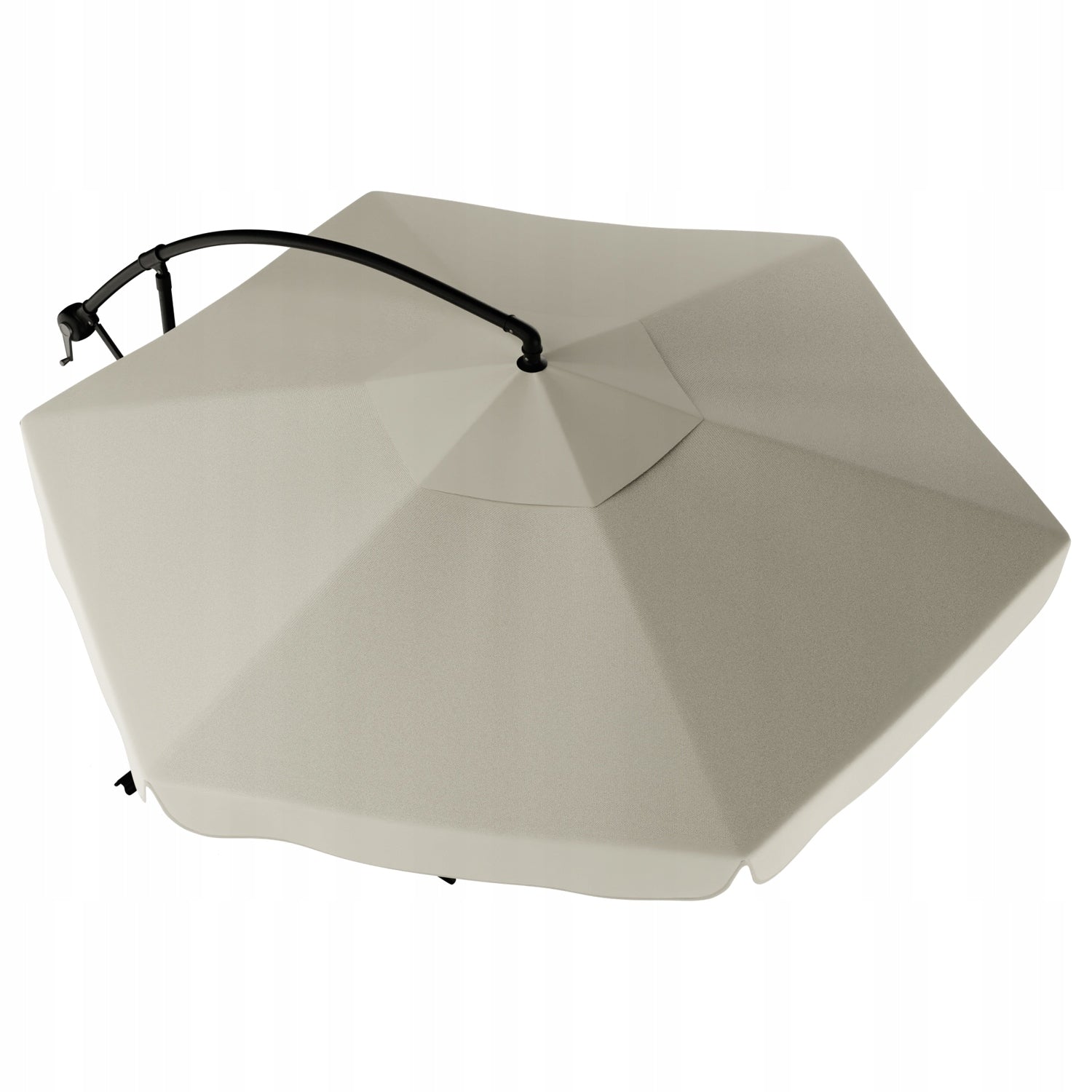 GARDEN UMBRELLA WATERPROOF ON BOOM WITH FRILL 350cm + COVER 3,5M Manufacturer JohnGreen