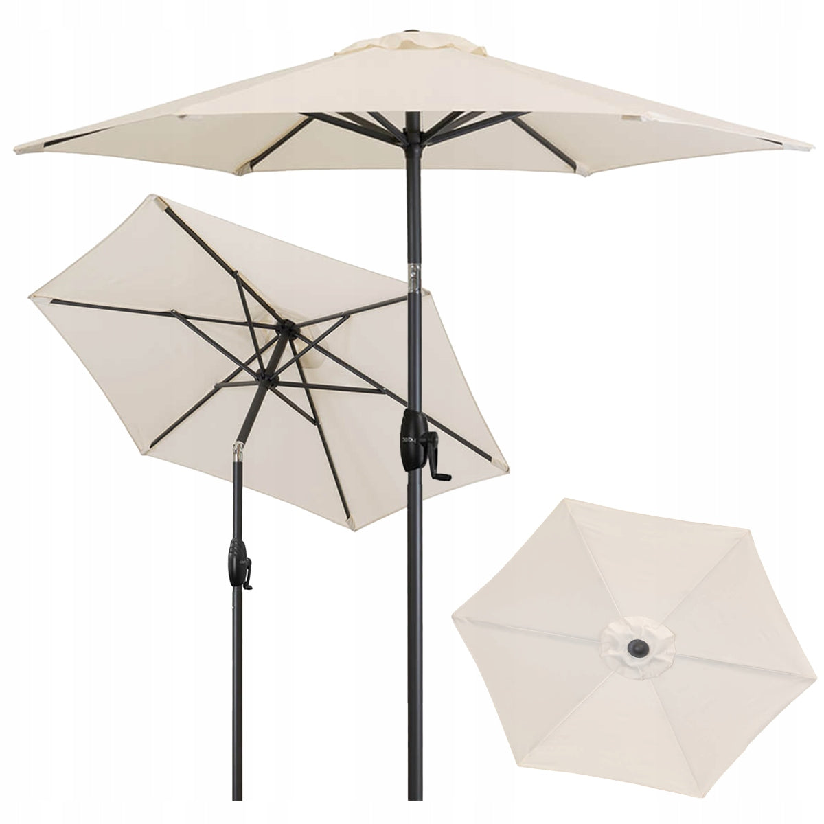 GARDEN UMBRELLA for garden terrace BROKEN LARGE Doppler 180 cm
