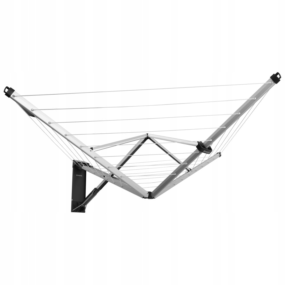 GARDEN wall-mounted laundry dryer, BRABANTIA K3 steel Total height 108.5 cm