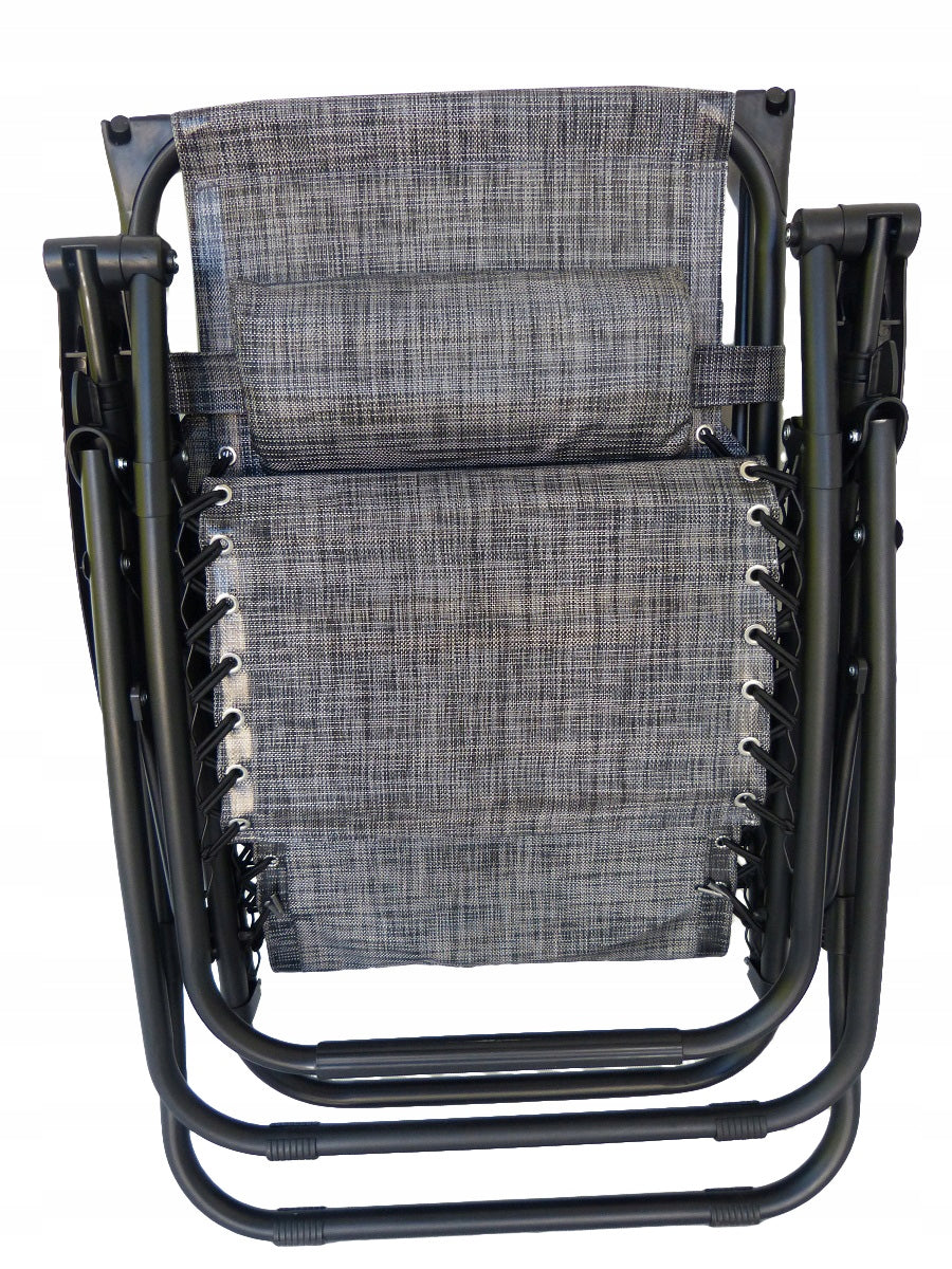 GARDENS sun lounger + beach mattress armchair Color gray