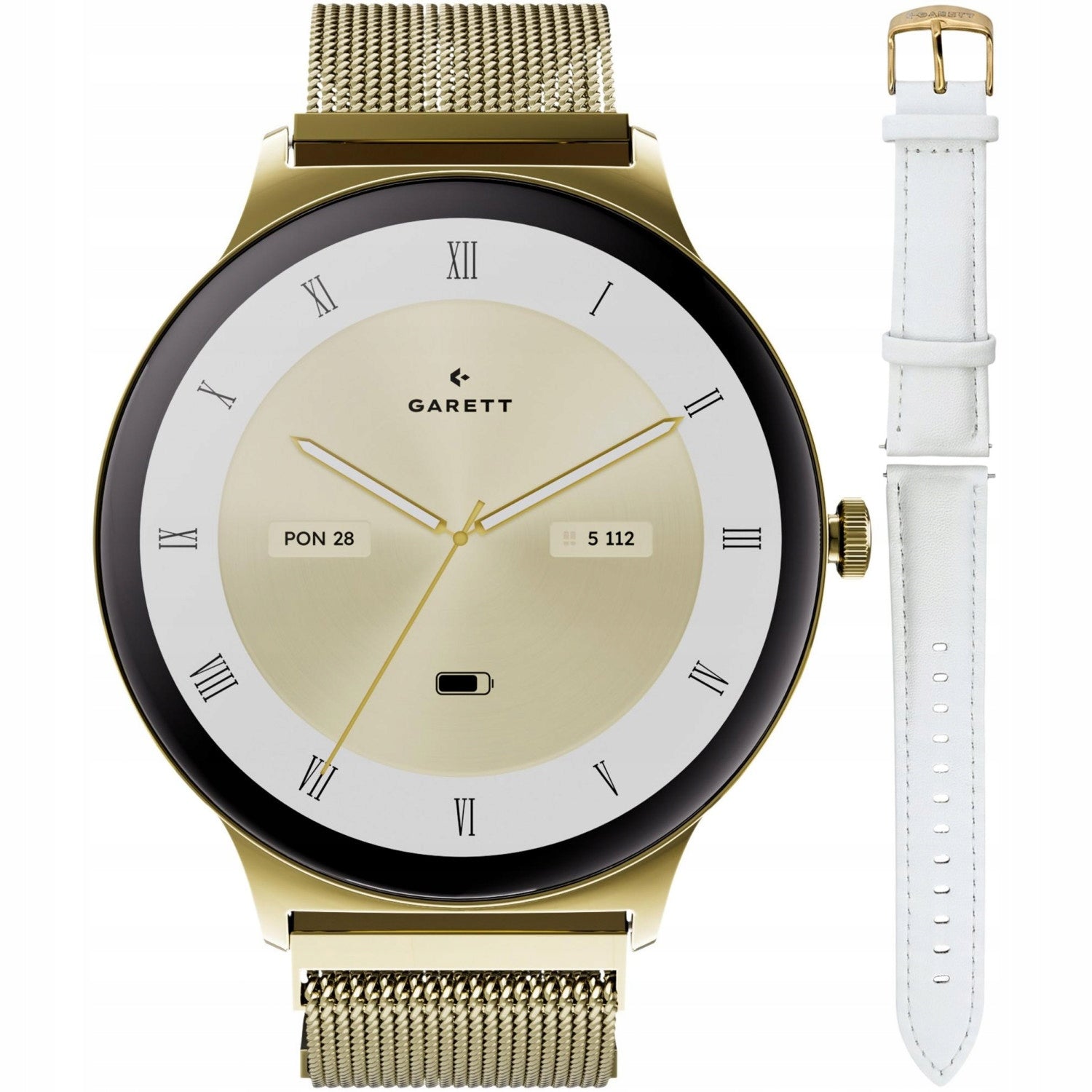 GARETT. VERONA 2 GLOW MESH Women's Smartwatch (two straps included)