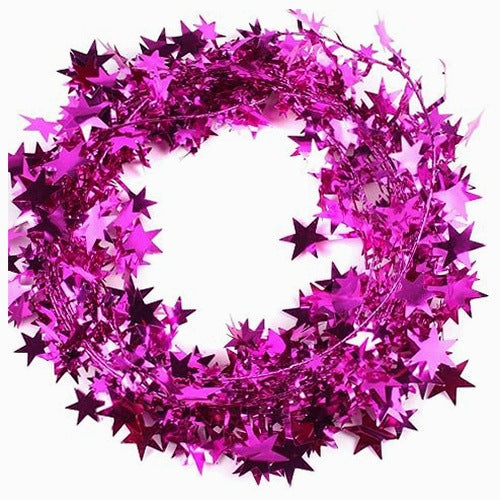 GARLAND STARS 7 5M WIRE METAL CHRISTMAS DECORATION FOR HOME