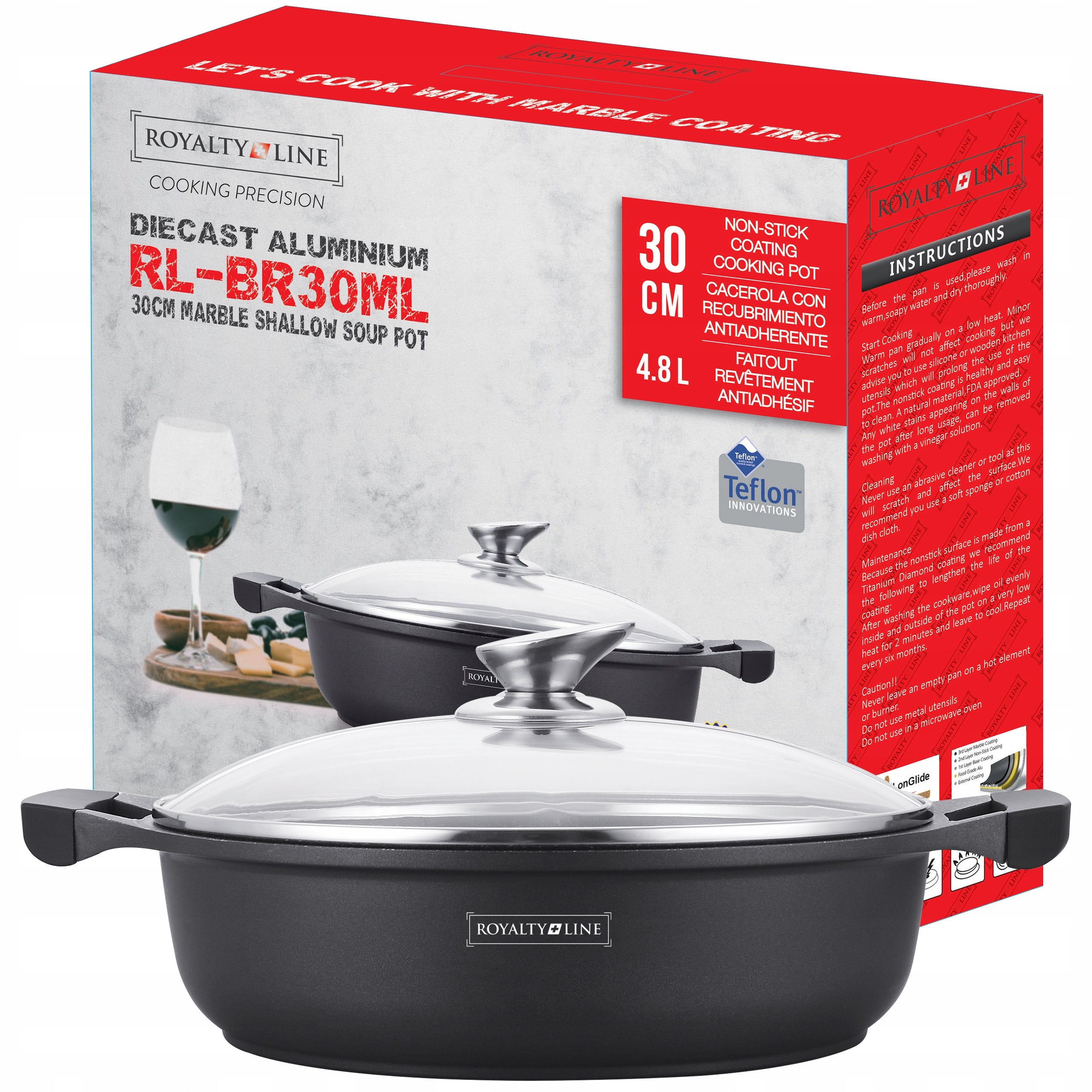 Royalty Line puodas, 30 cm