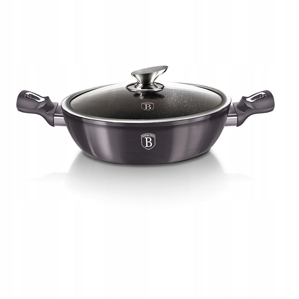 Berlinger Haus granitinis puodas, 28cm, BH-6898 Carbon PRO