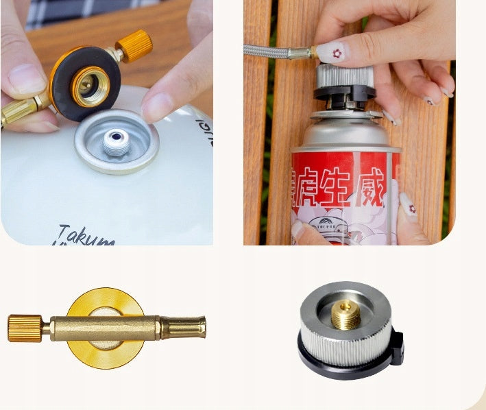 GAS ADAPTER GAS CARTRIDGE THREAD CYLINDER CARTRIDGE 7/16 Brand no brand
