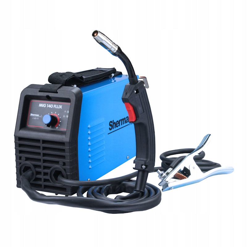 GAS-FREE MIG 140 FLUX SHERMAN welder Brand Sherman