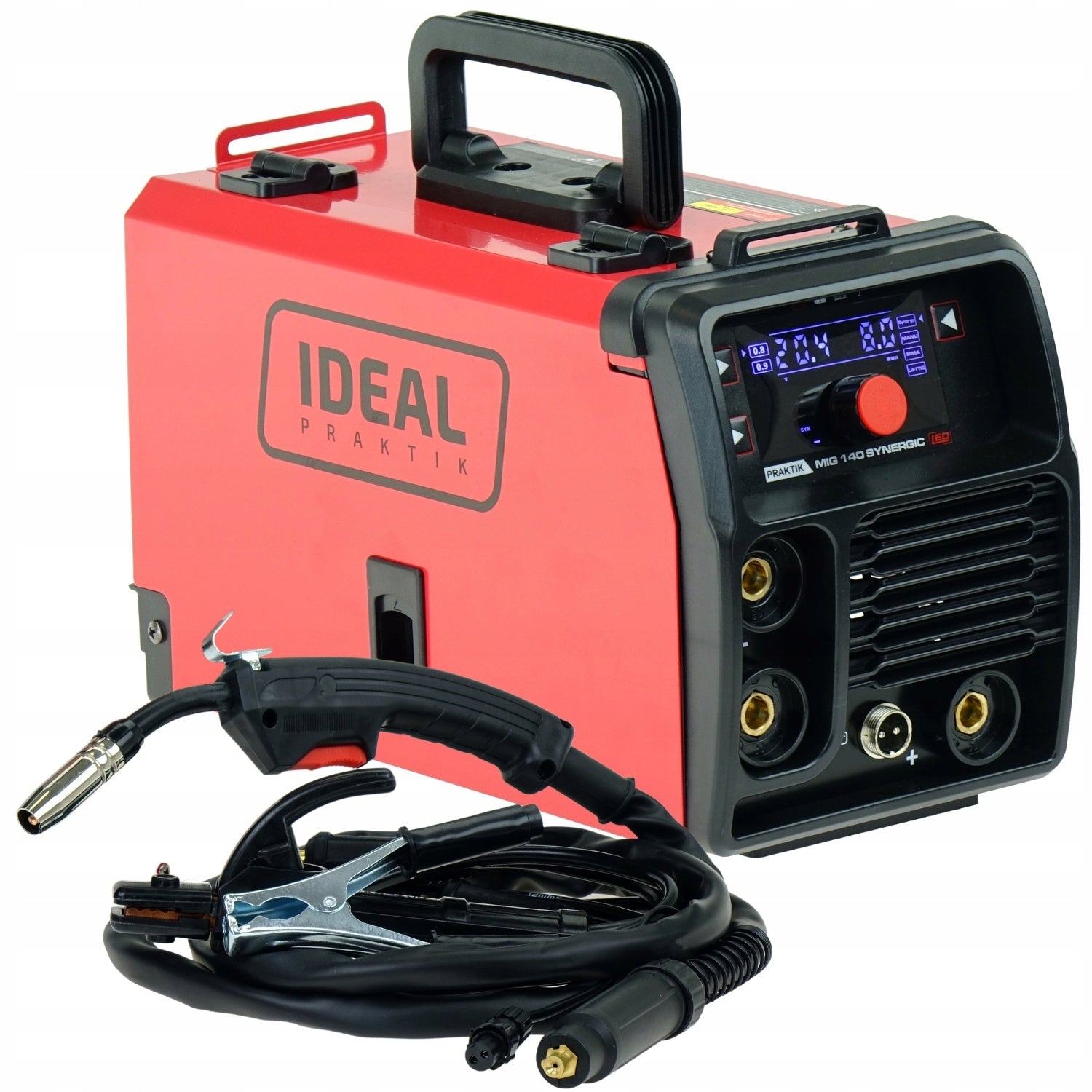 GAS-FREE MIGOMAT Ideal Praktik MIG 140 FLUX Synergy 230V 3in1