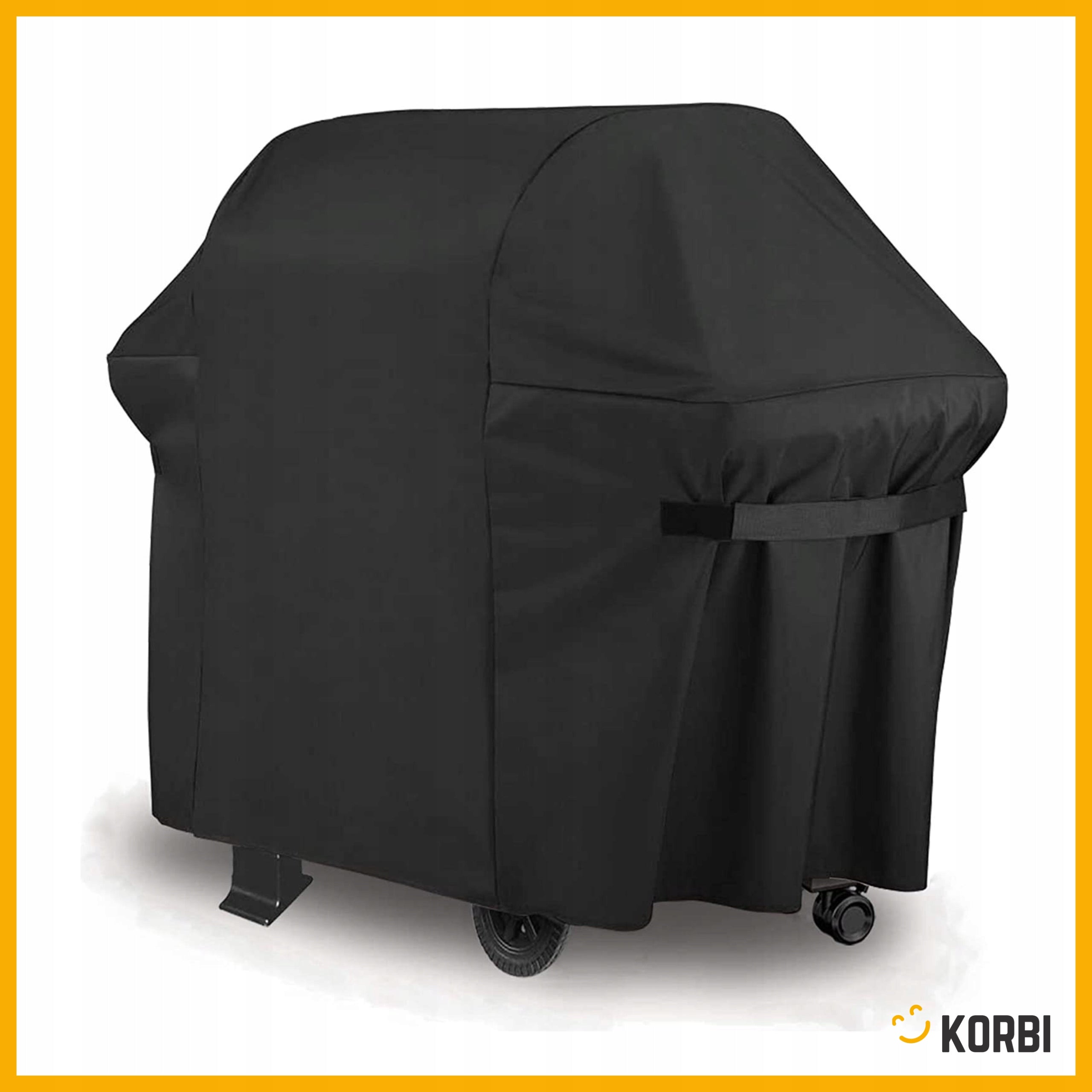 GAS GRILL COVER GRILL TARPAULIN WATERPROOF DURABLE BLACK Manufacturer code Korbi POKROWIEC NA GRILL GAZOWY OGRODOWY
