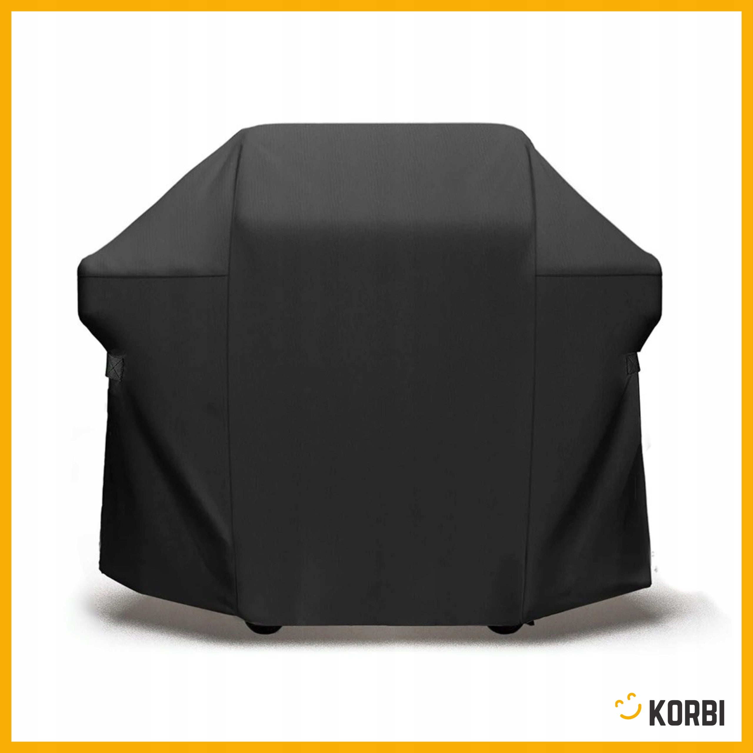 GAS GRILL COVER GRILL TARPAULIN WATERPROOF DURABLE BLACK Packaging status original