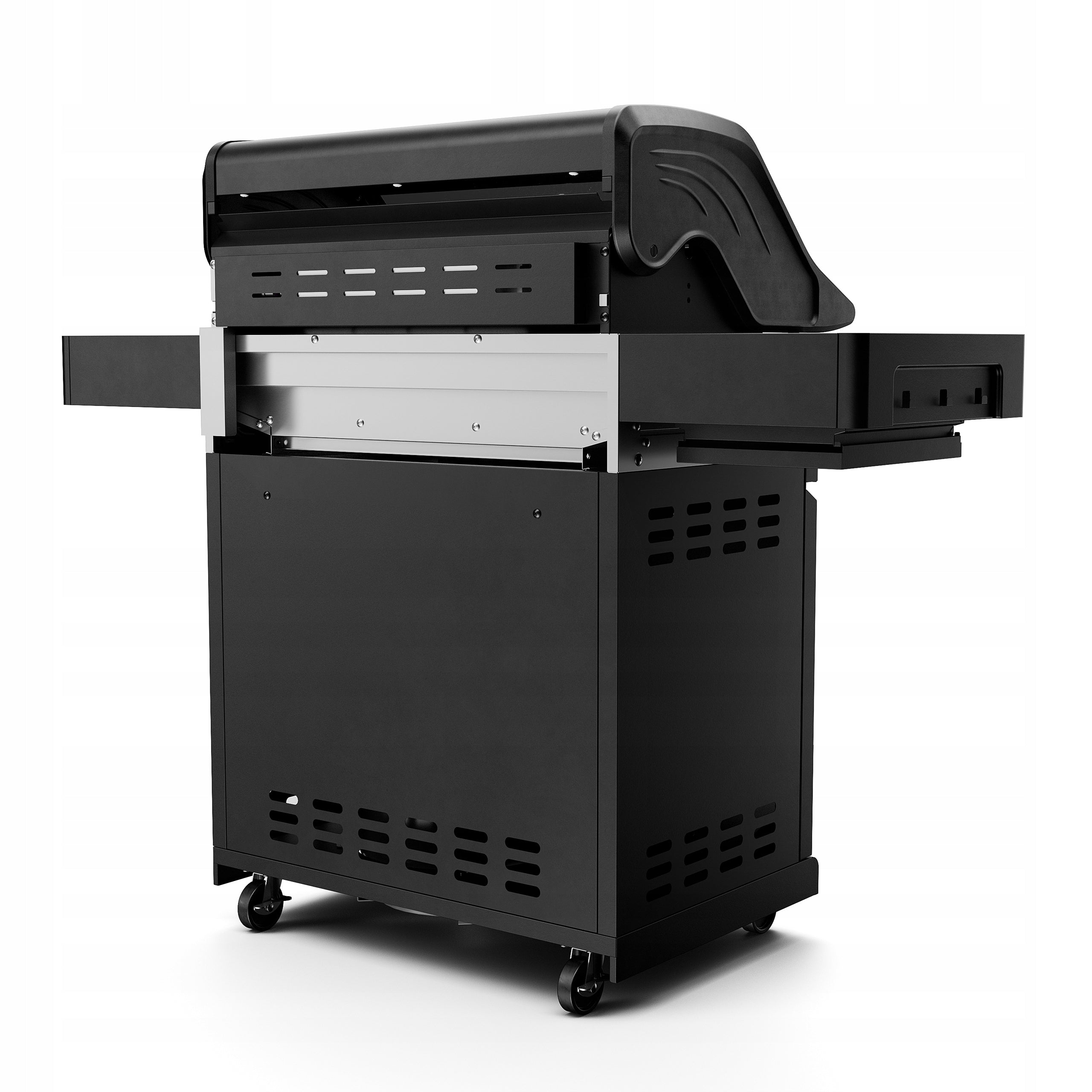 GAS GRILL Koler Krone S1 21,6 kW 4+2 STAINLESS CAST IRON GLASS Black Power 21.6 kW