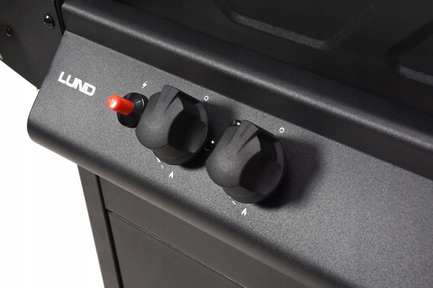 GAS GRILL Lund 8 kW 3 Burners with Cover Steel Grate and Side Burner Brand Lund