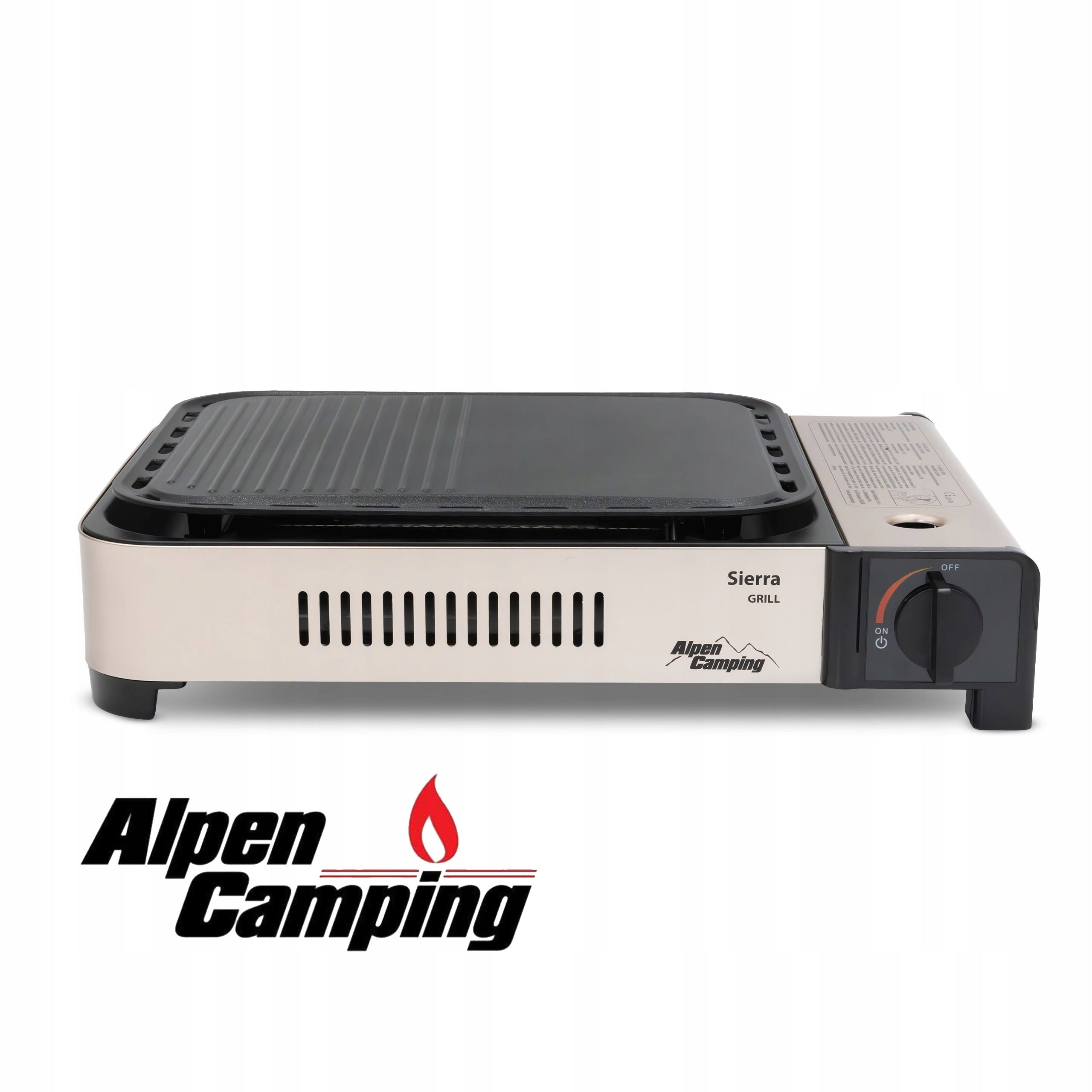 GAS GRILL TOURIST SIERRA PORTABLE FOR GAS CARTRIDGES ALPEN CAMPING Manufacturer code k2000