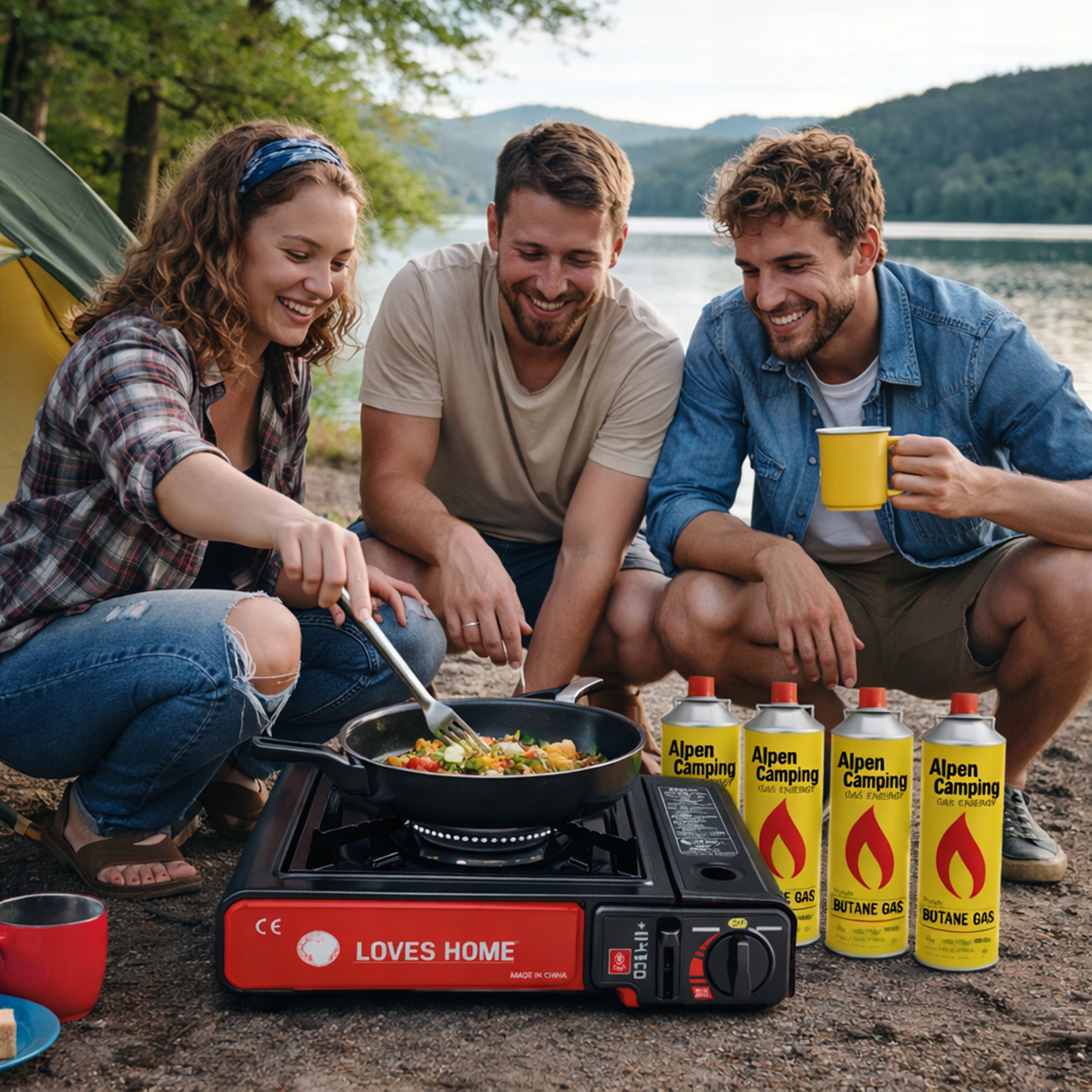 GAS TOURIST STOVE CAMPING PORTABLE FIELD SUITCASE CAMPING GAS Manufacturer code Kuchenka Turystyczna Gazowa Na Gaz Walizka