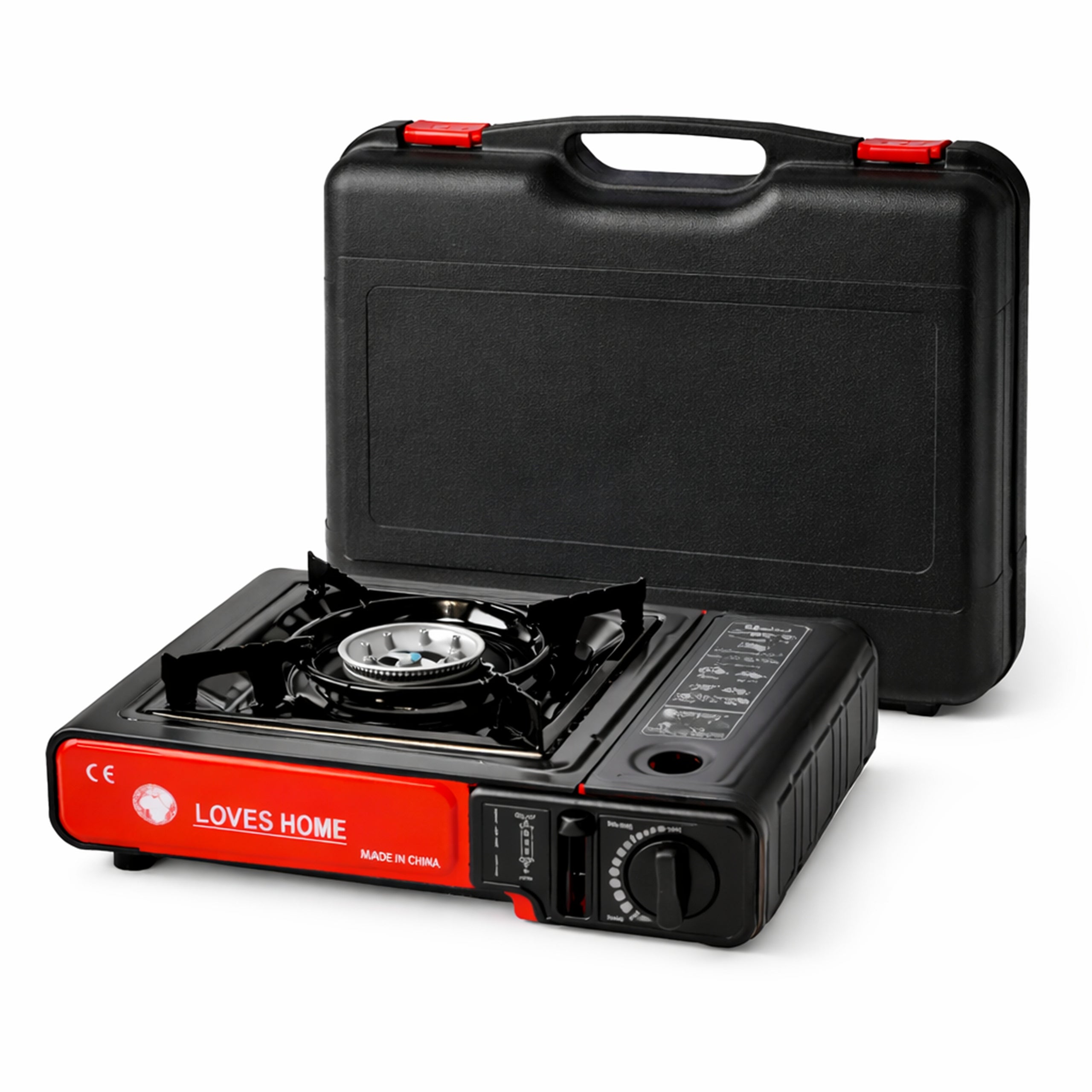 GAS TOURIST STOVE CAMPING PORTABLE FIELD SUITCASE CAMPING GAS Packaging status original