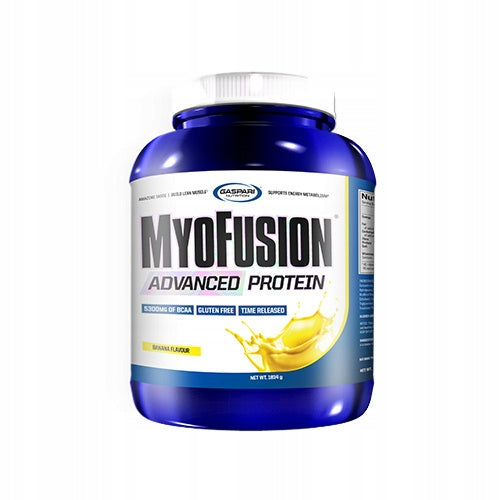 GASPARI MYOFUSION Protein 1814g Banana WPC WPI WPH Blend 52 Servings Expiration date at least six months from the date of purchase