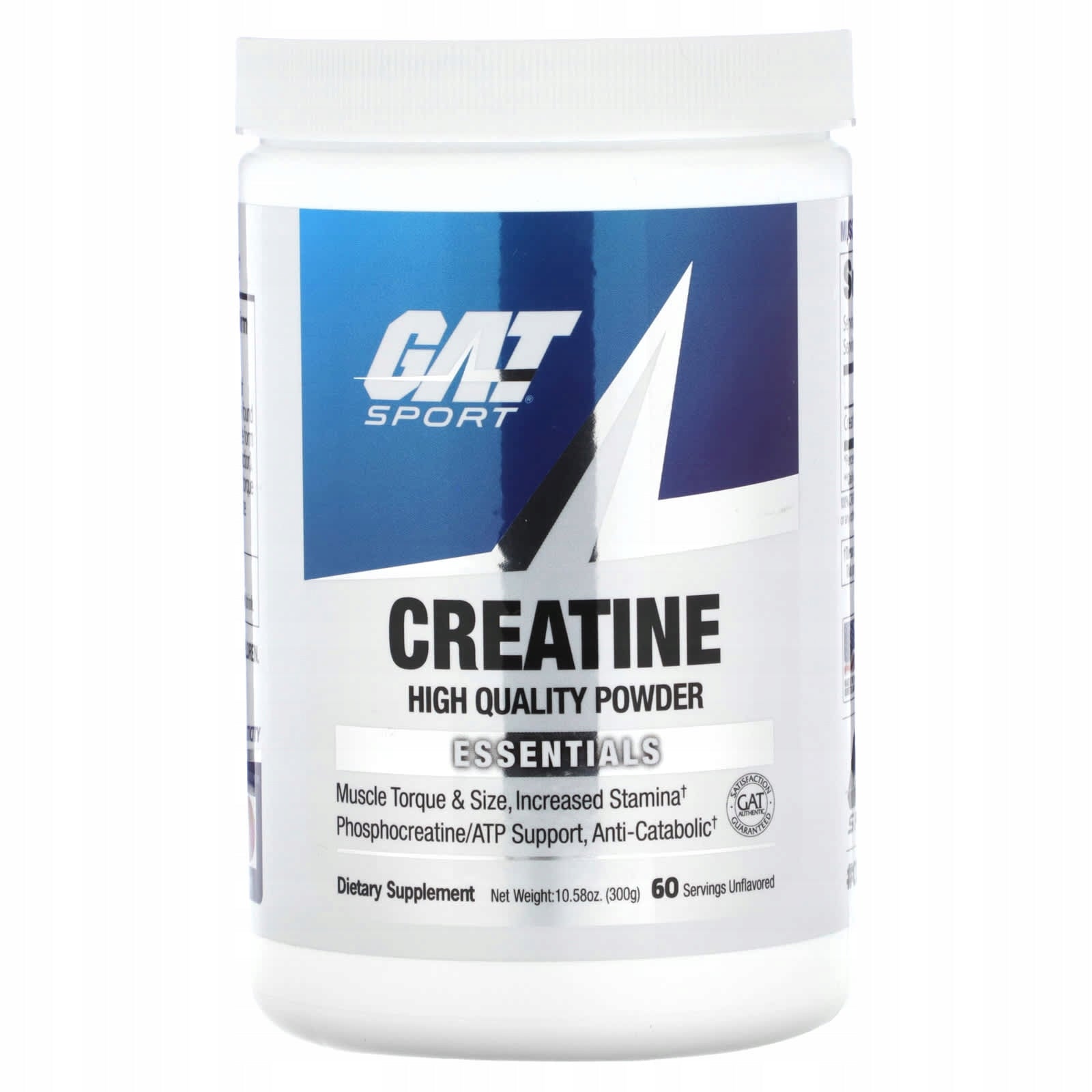 GAT, Creatine, tasteless, 300 g