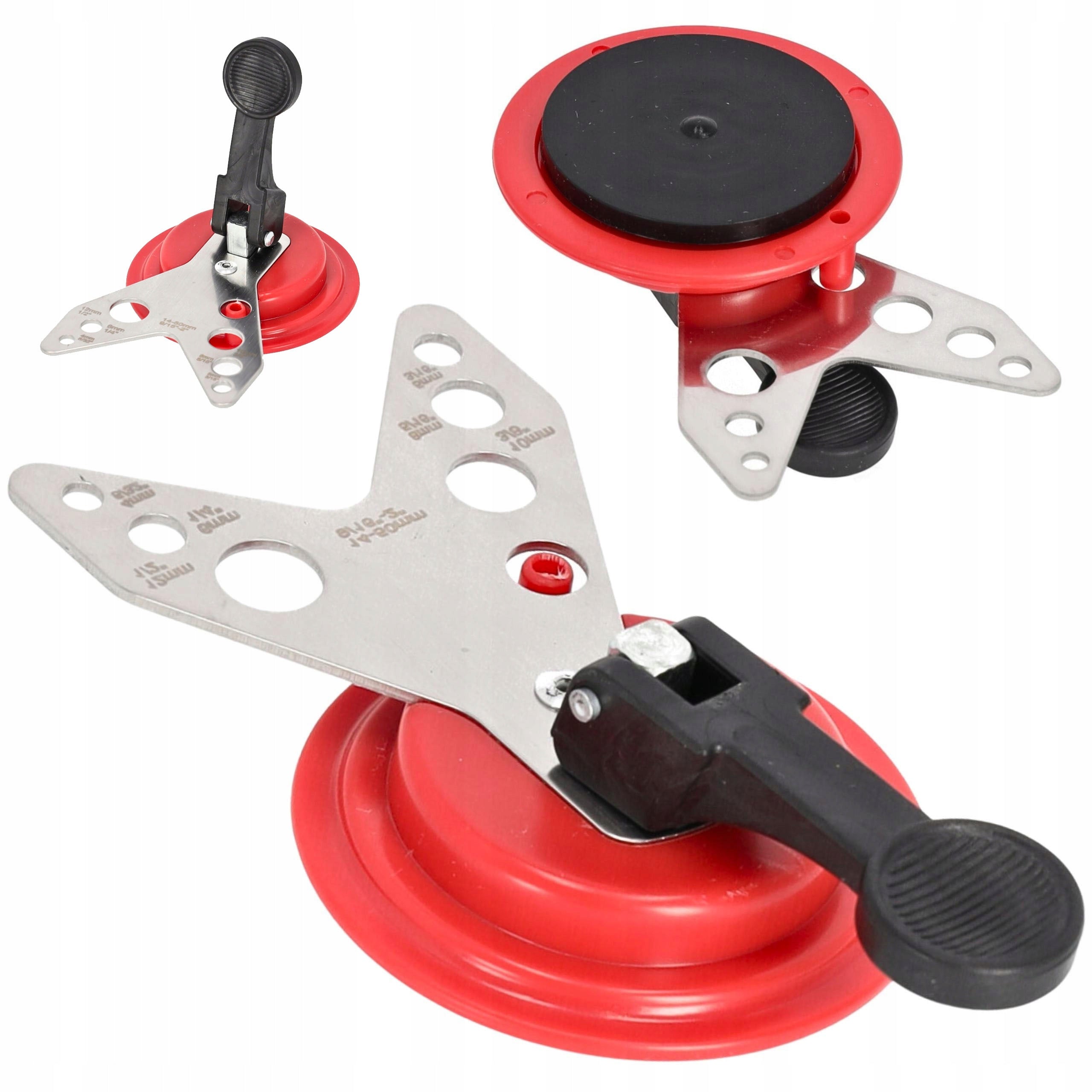 GAUGE GUIDE FOR DRILL FORAMINIFERA LACE SUCTION CUP FOR DRILLING