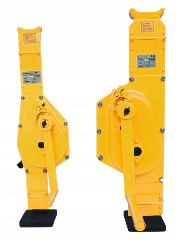 GEAR RAILWAY CRANK LIFT 1500kg 1.5T VIBER-SYSTEM PK1.5 Lifting capacity 1500 kg
