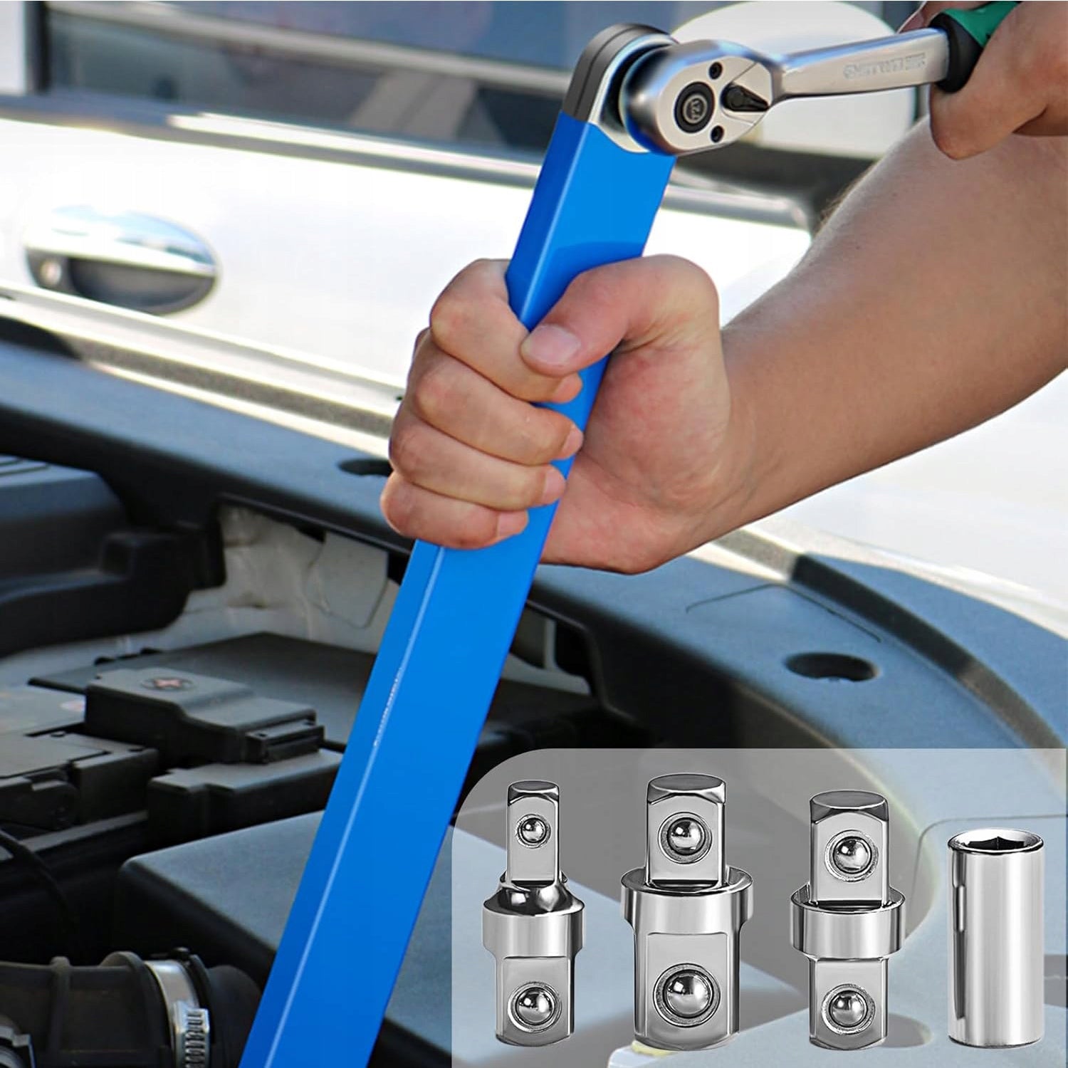 GEAR WRENCH Extension ADAPTER Rattles 1/4 1/2 3/8 Set EAN (GTIN) 5907796668726