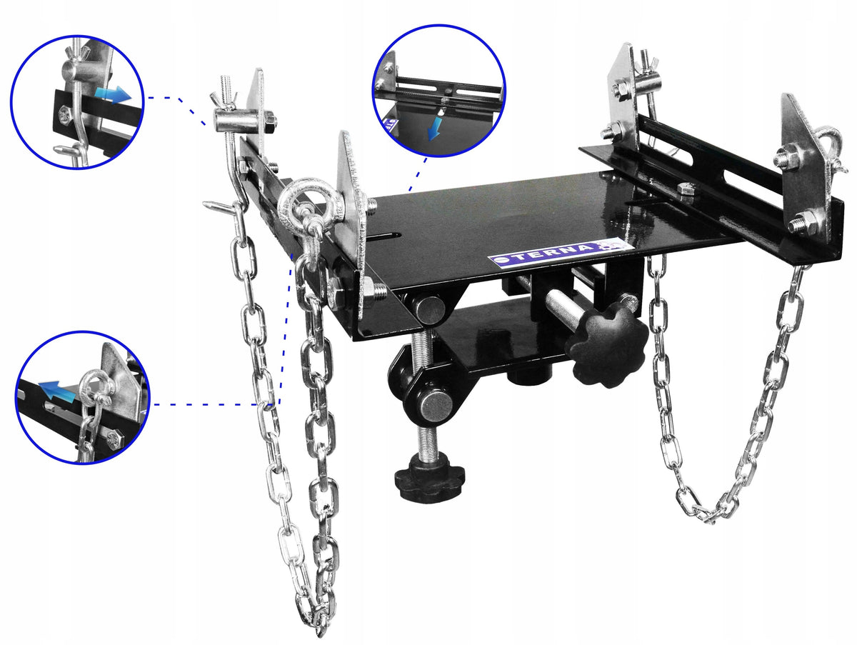 GEARBOX LIFT ADAPTER 2 FUNCTIONS ANGLE + OFFSET 2 CHAINS.