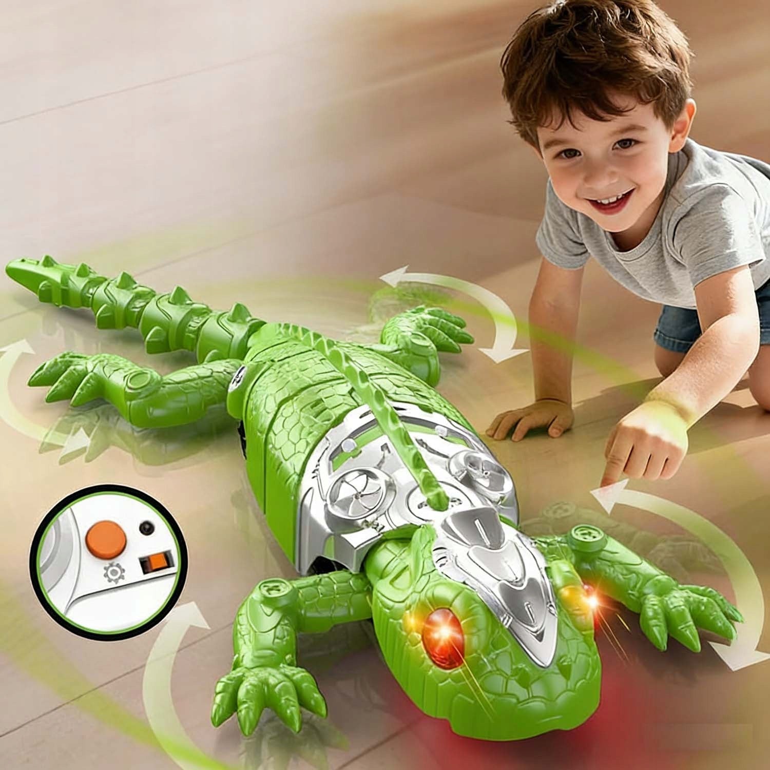 GECKO INTERACTIVE WALL CLIMBER REPTILE ROBOT | RC CRAWLS ON WALLS | LED EYES Brand no brand