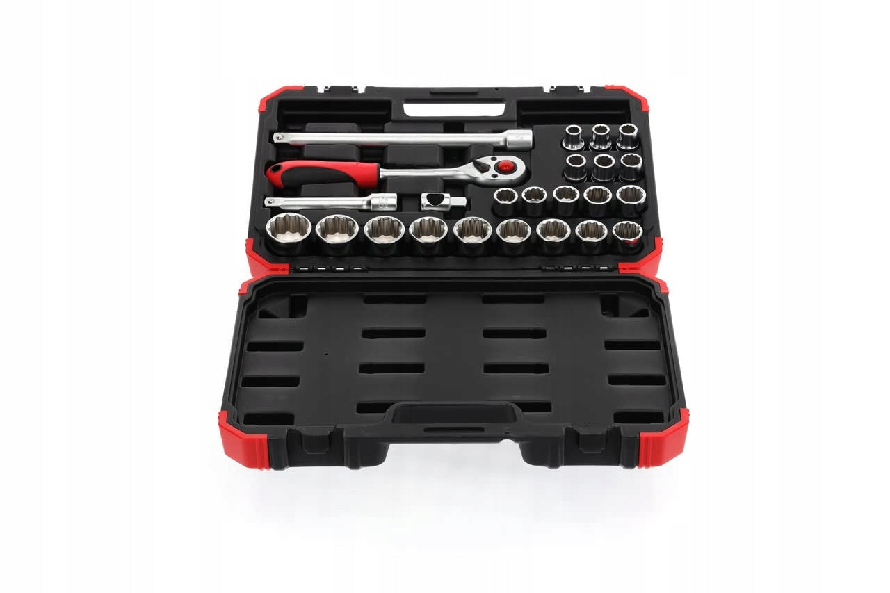 GEDORE Socket Wrench Set 24 Elements With Ratchet 1/2 Inch Manufacturer code R69013024
