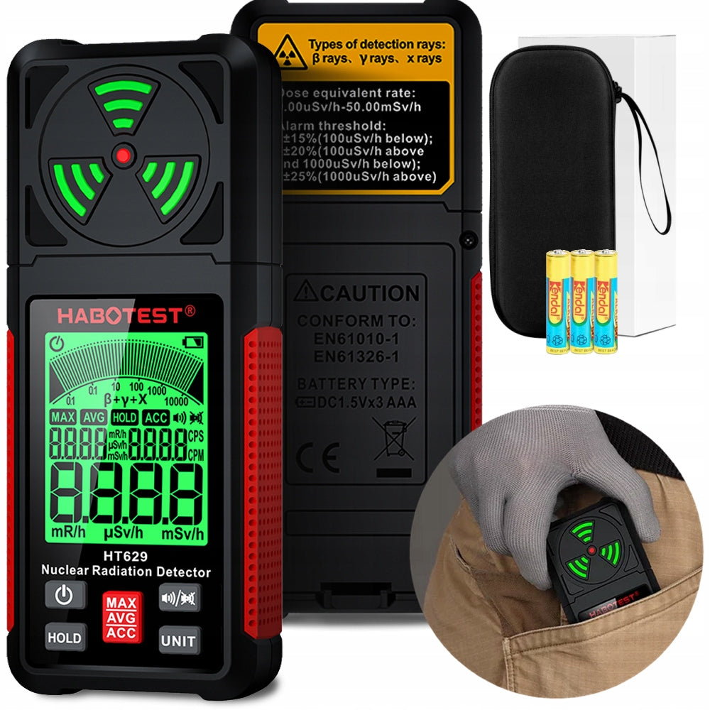 GEIGER COUNTER DOSIMETER PERS. NUCLEAR RADIATION METER BETA GAMMA