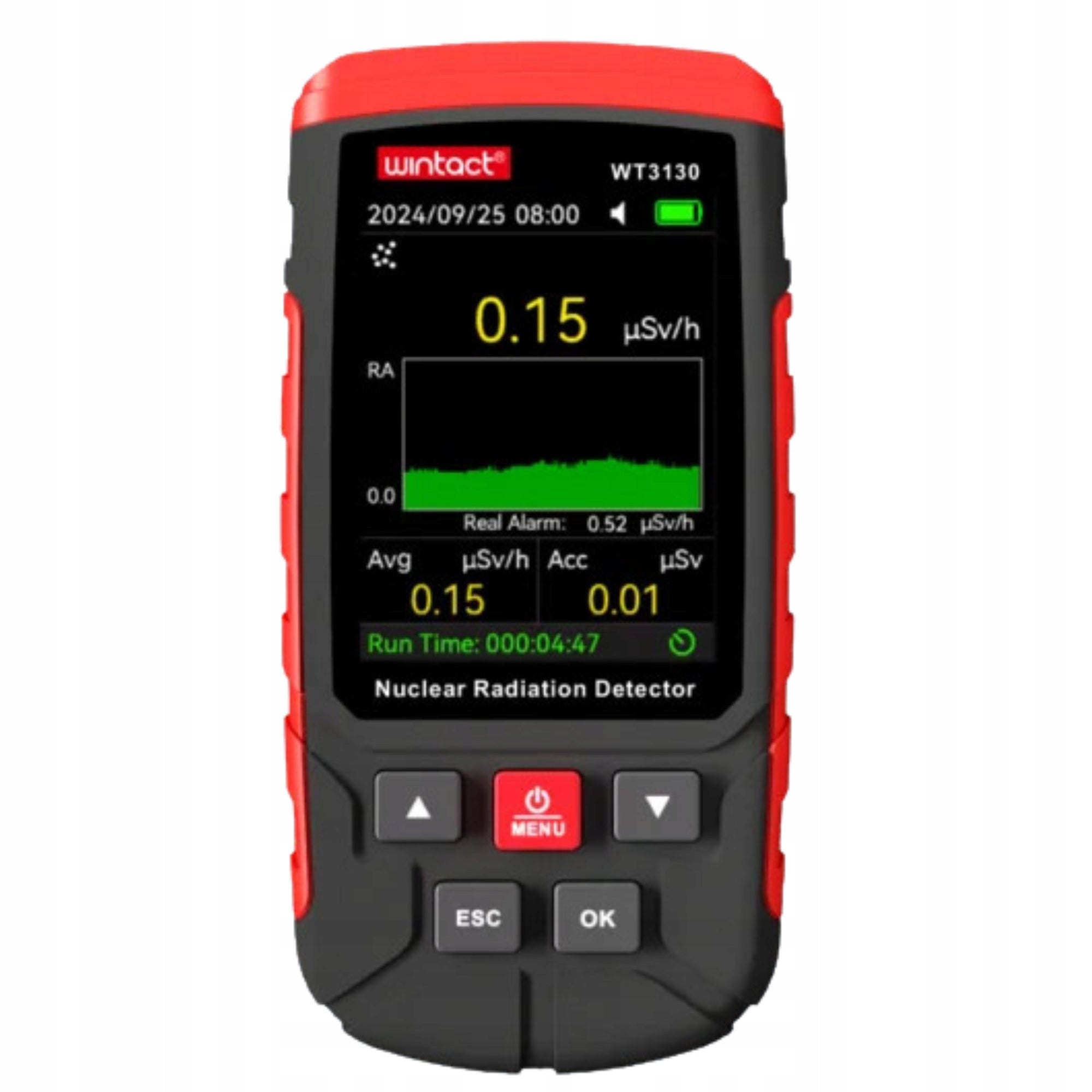 GEIGER COUNTER NUCLEAR RADIATION METER GAMMA BETA X-RAY SCREEN LCD EAN (GTIN) 5904890527706