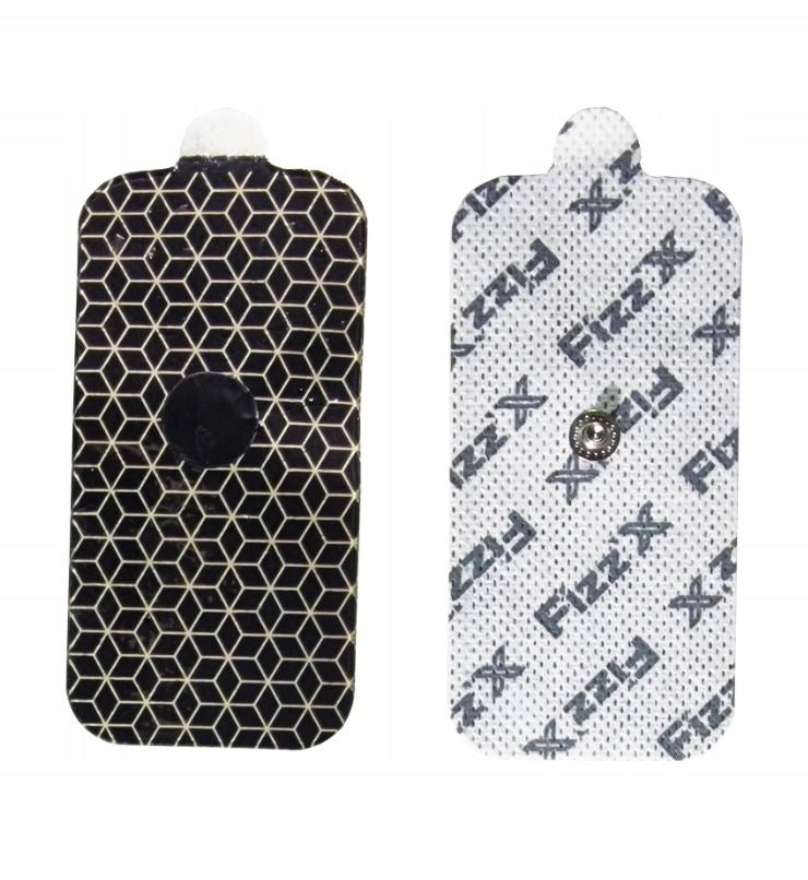 GEL ELECTRODES 10X5CM FOR COMPEX AND CHATTANOOGA SNAP BUTTON 3.75MM TENS Brand no brand