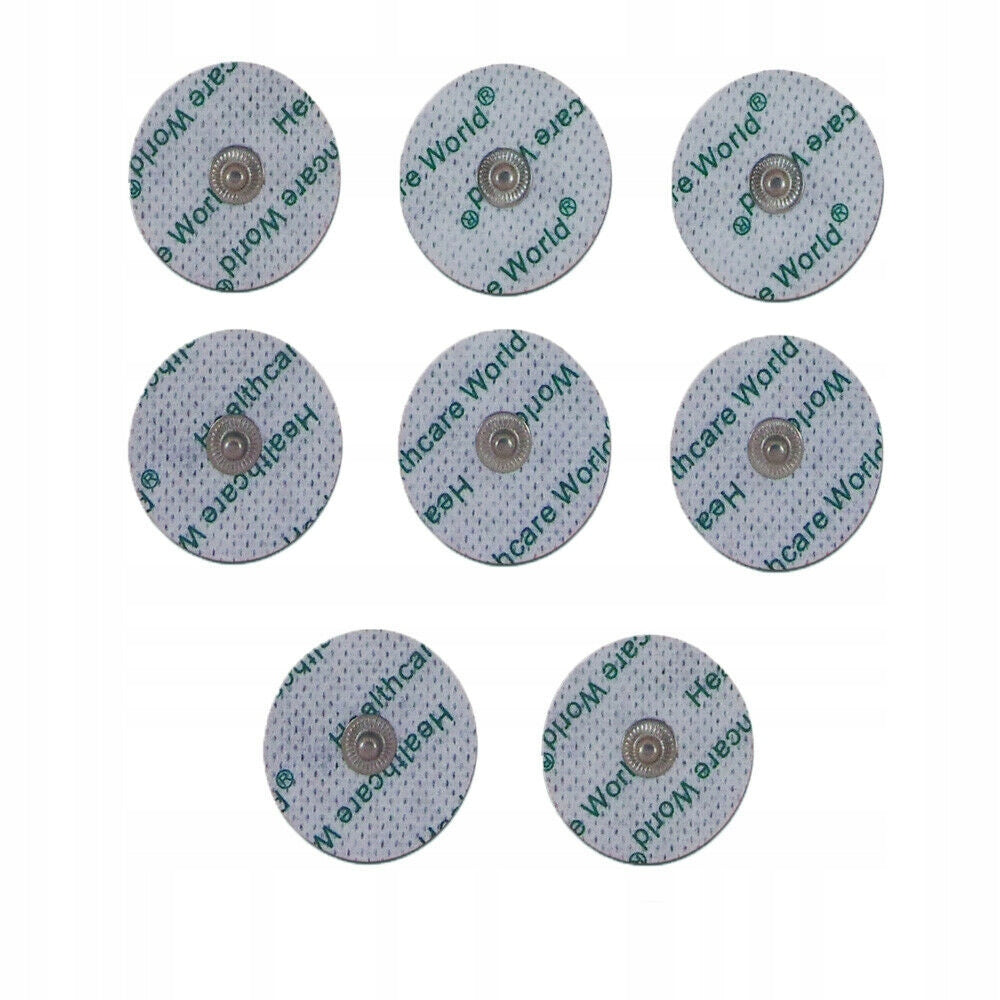 GEL ELECTRODES ROUND SNAP BUTTON 3,5MM FOR BEURER SANITAS DEVICES 8 PCS
