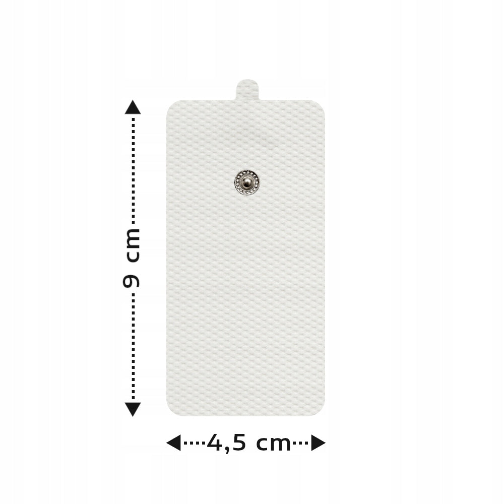 GEL ELECTRODES TENS EMS FOR ELECTROSTIMULATION SANITAS Beurer 9x5cm 4 pcs Manufacturer code 38315