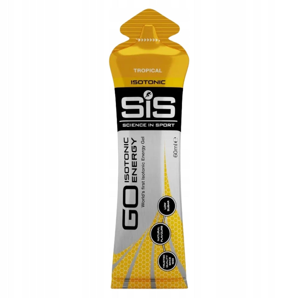 GEL SIS GO ISOTONIC ENERGY 60 ML 1 PC RAPID INCREASE IN ENERGY LEVELS Expiration date at least six months from the date of purchase