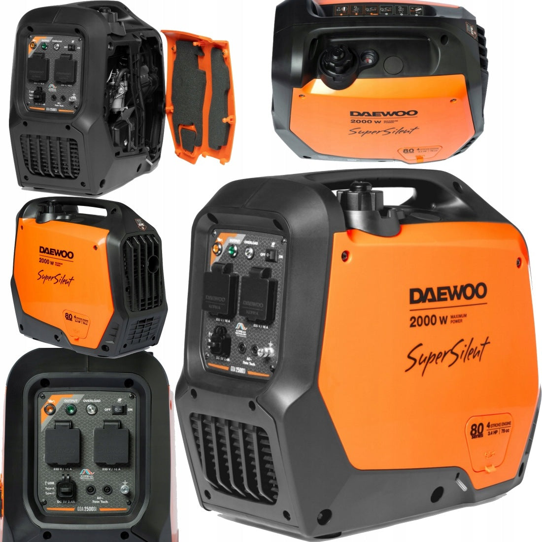 GENERATOR 2kW INVERTER GENERATOR SET 2000W DAEWOO GDA 2500Si